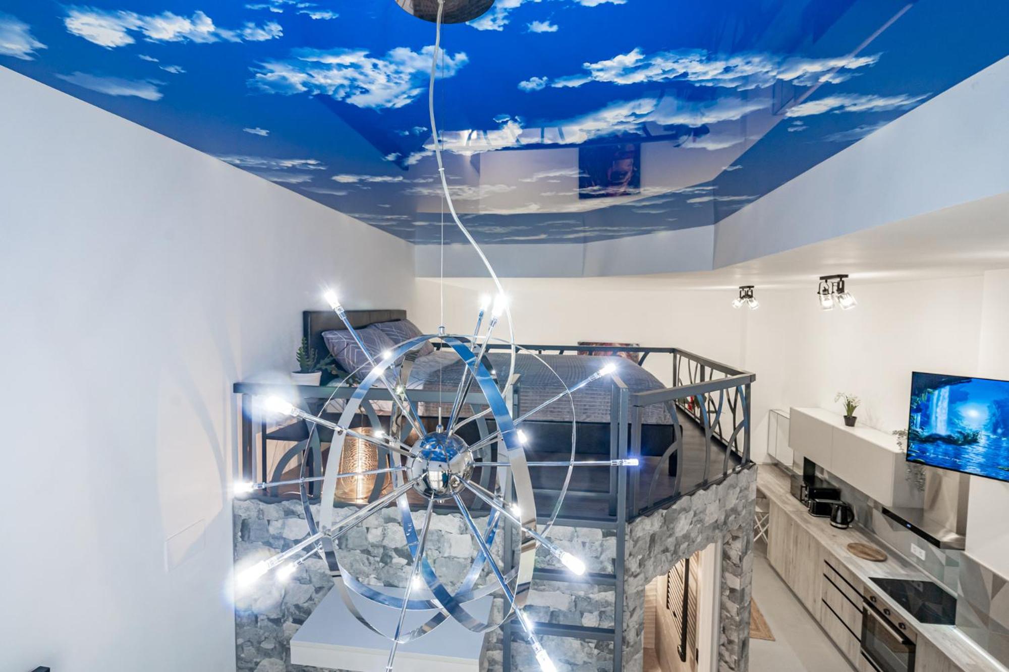 Exquisite studio apartment with an original design