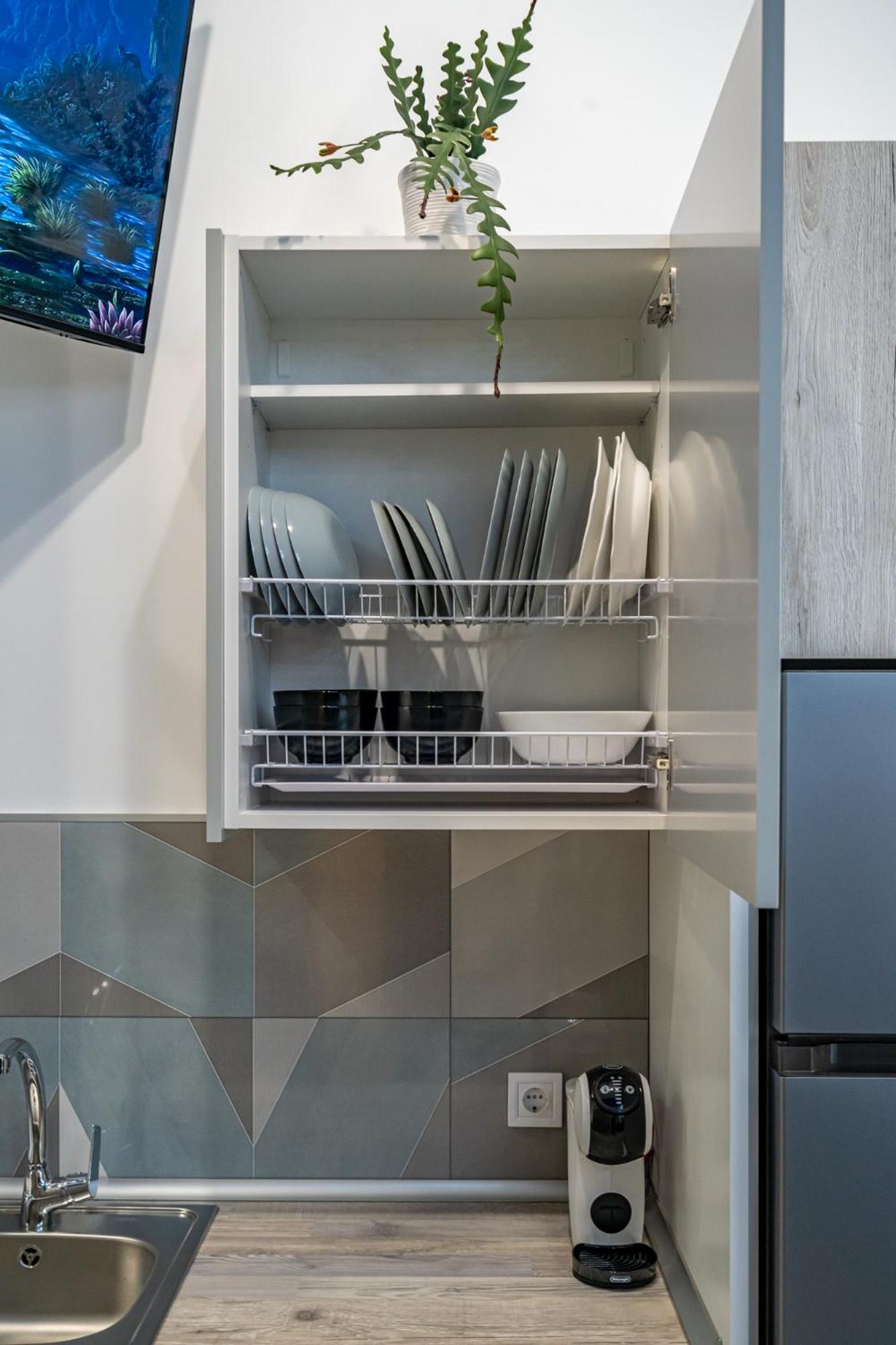 Exquisite studio apartment with an original design
