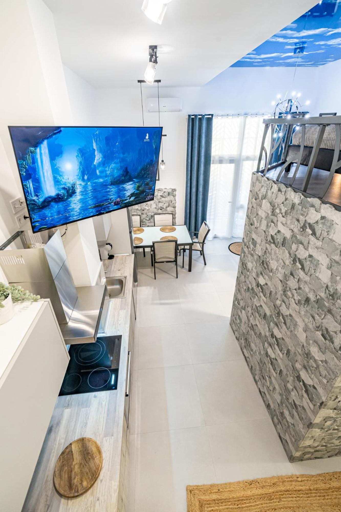 Exquisite studio apartment with an original design
