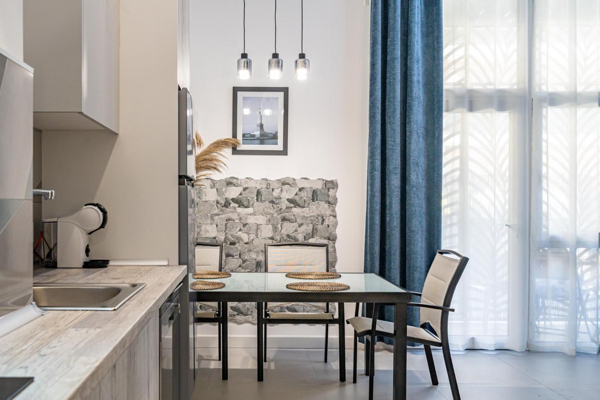 Exquisite studio apartment with an original design