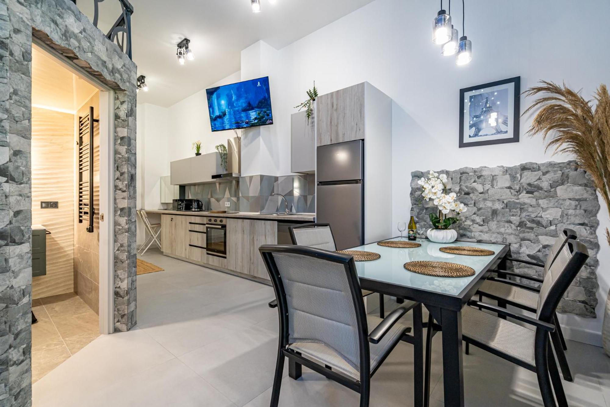 Exquisite studio apartment with an original design