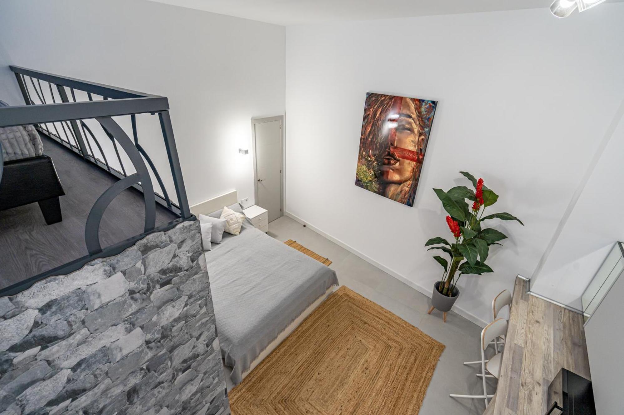 Exquisite studio apartment with an original design