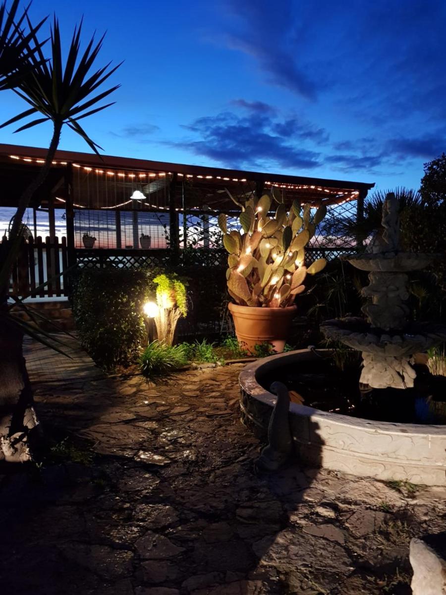 outdoor BBQ area