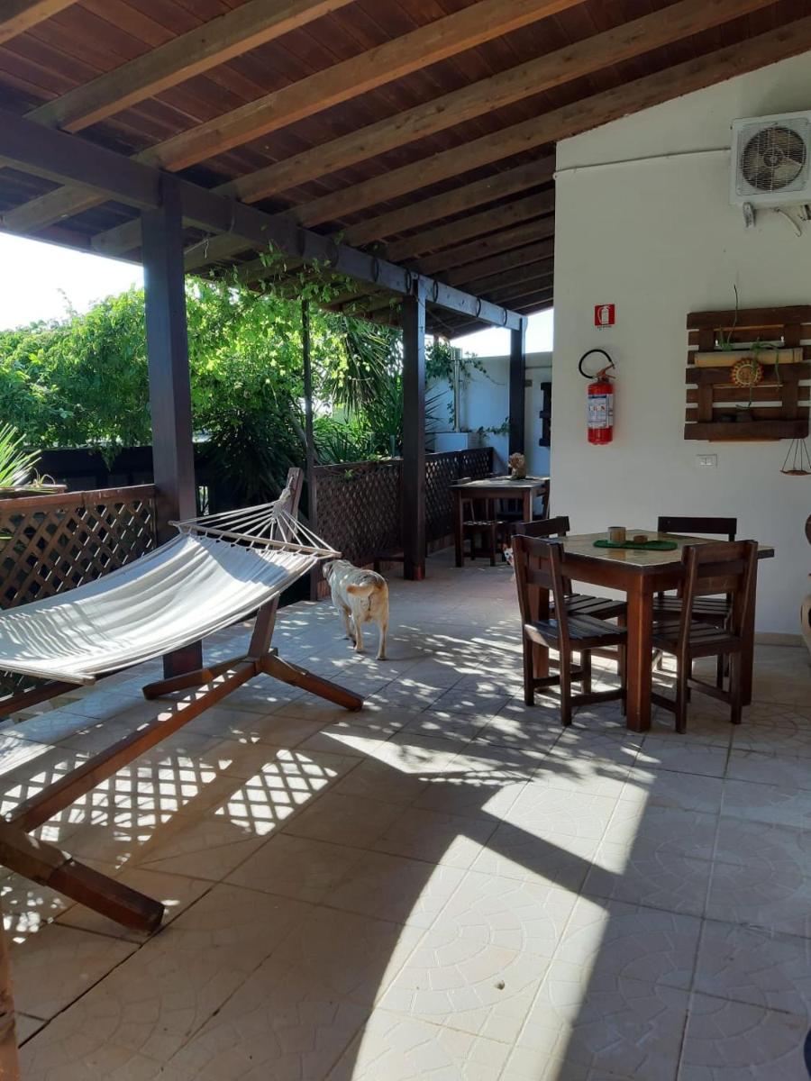 outdoor BBQ area