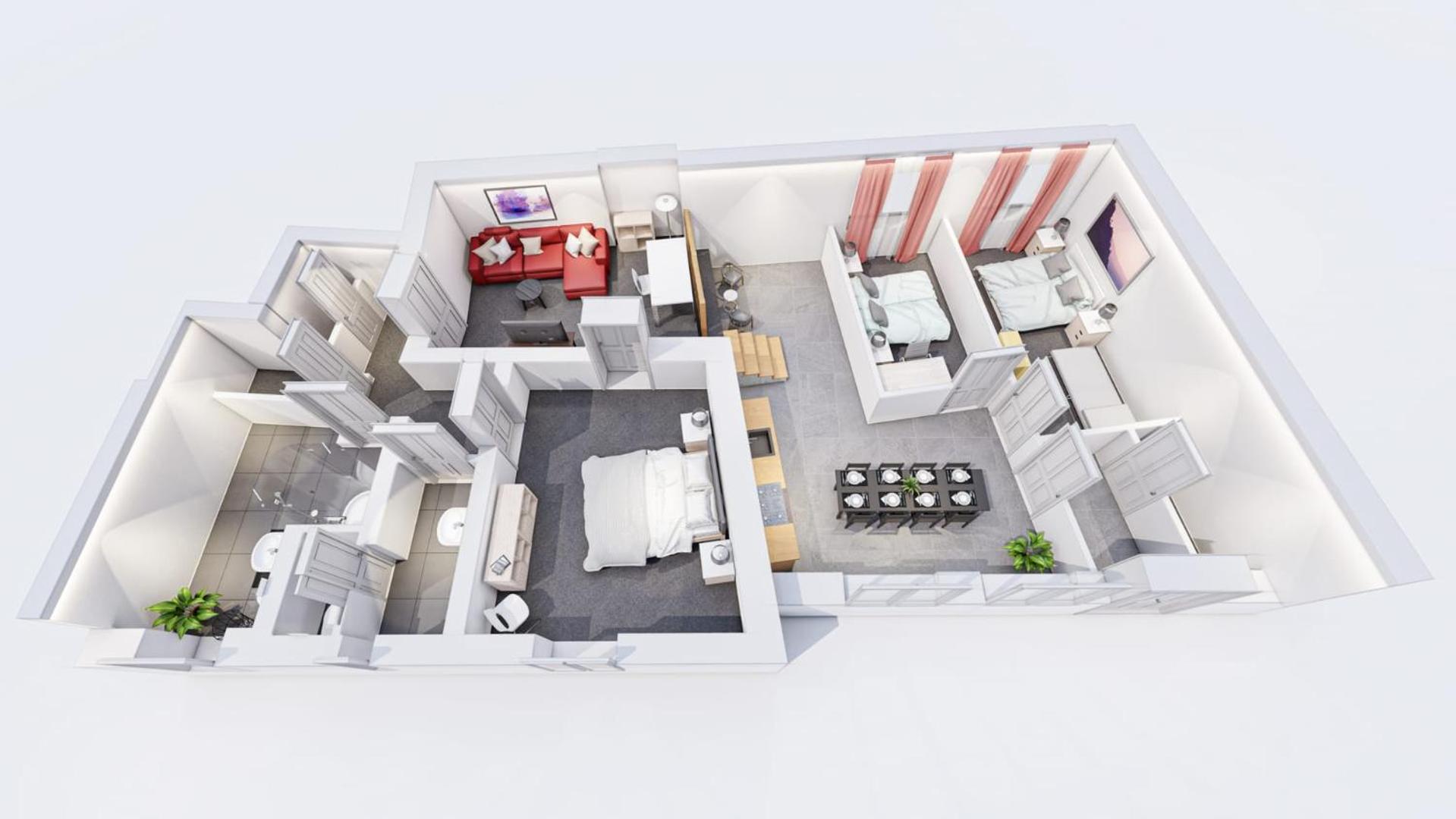 Three Bedroom plus big kitchen plus SelfCheckIn plus Street Parking