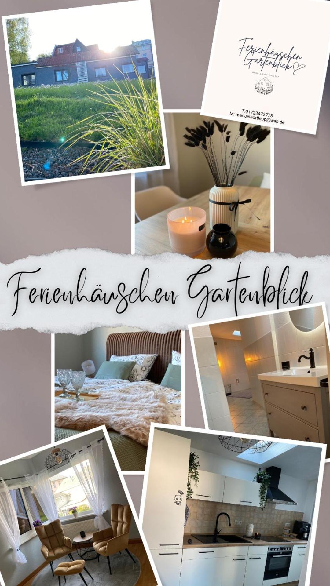 Ferienhäuschen Gartenblick