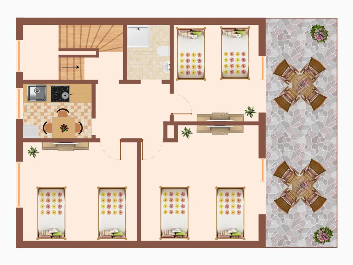 # VAZ Apartments RS01 für Monteure, Küche, TV, WLAN, Parkplatz, Autobahnähe view 5