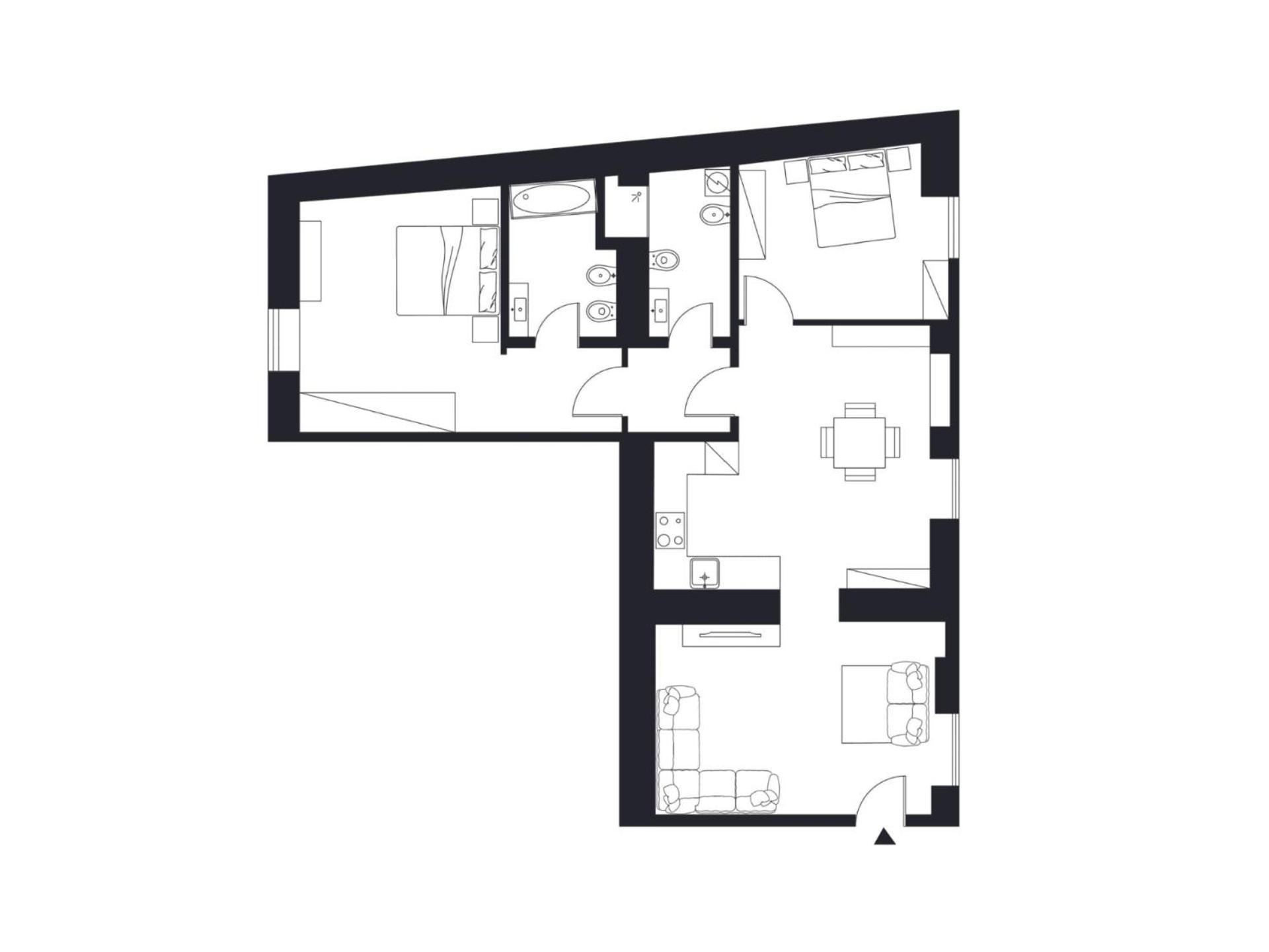 The Best Rent - Cozy two-bedroom apartment in Porta Romana district