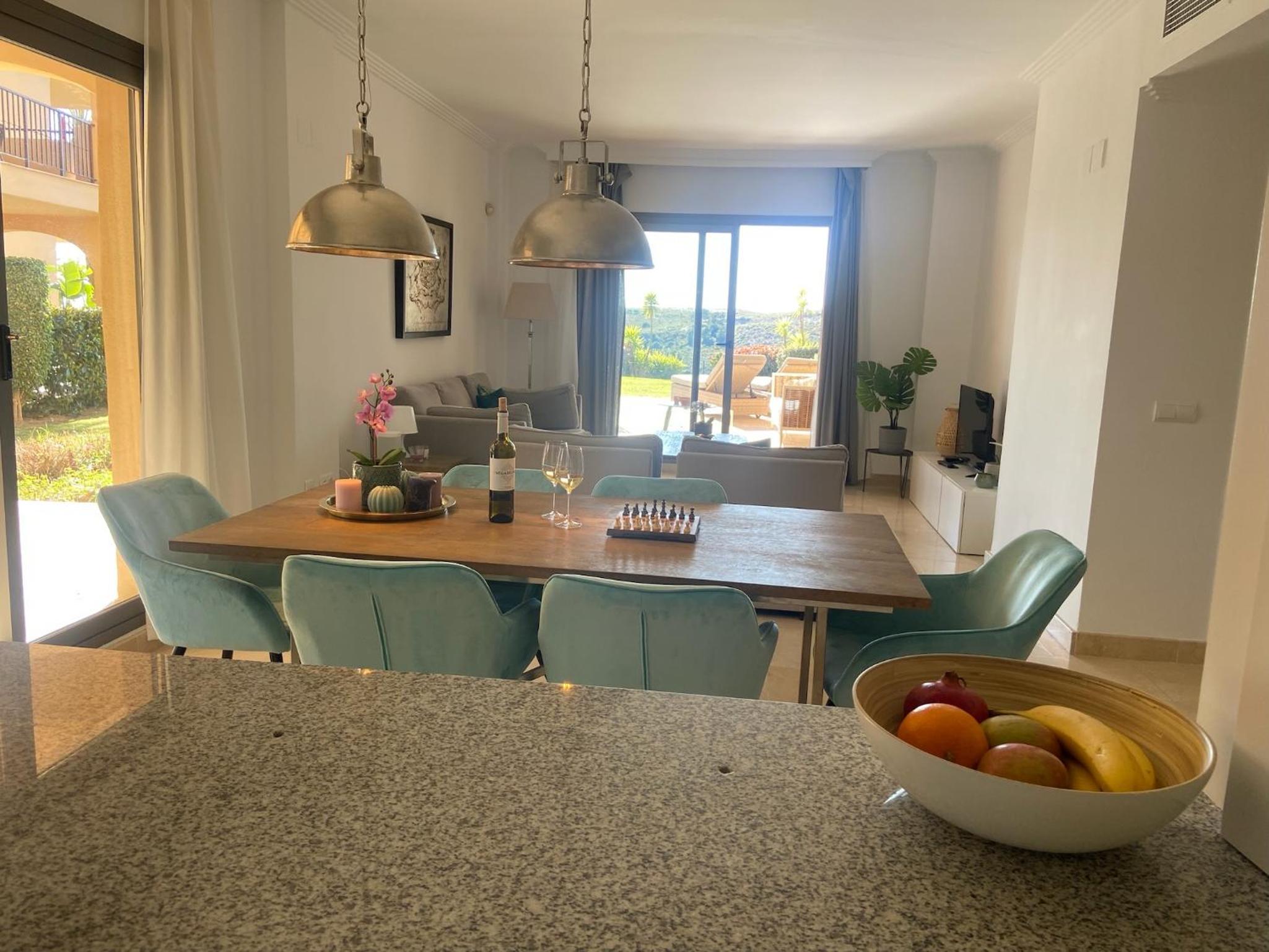 Wonderful 3-bedroom apartment with garden and amazing views Hacienda Senorio Cifuentes Marbella
