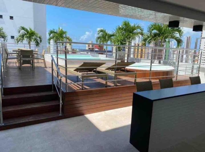 Flat encantador no Manaira Apart Hotel 1301