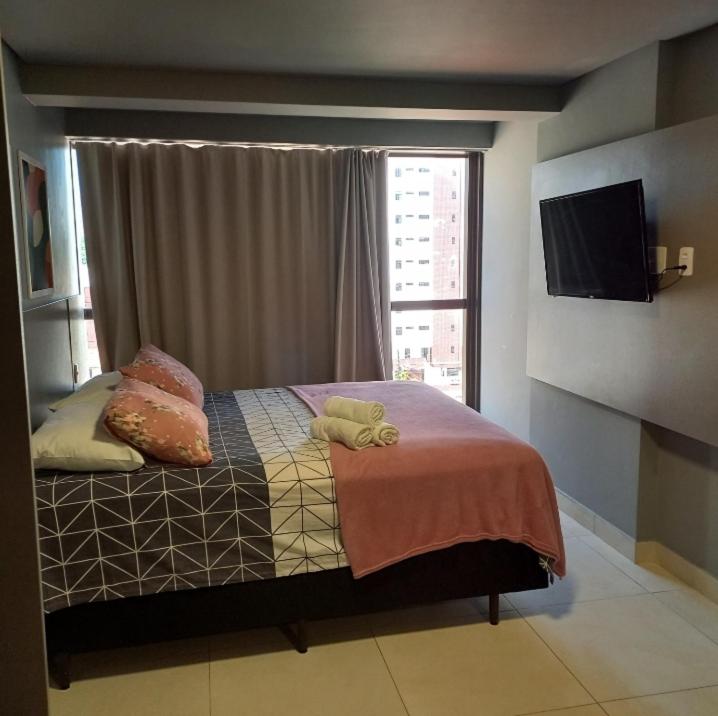 Flat encantador no Manaira Apart Hotel 1301