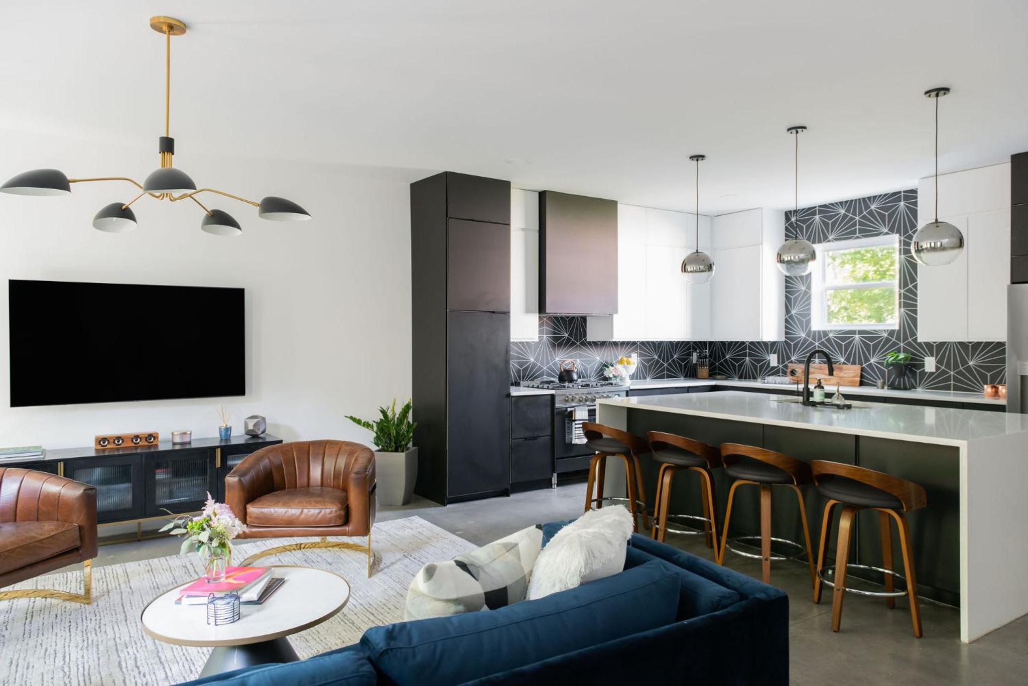 Photograph supplied for Gated Luxe Home with Rooftop, Bunk Room, & Parking, Sleeps 10 with King Suite, Queen Rooms & Custom Bunks, Gourmet Kitchen with Wine Fridge, Rooftop Patio,