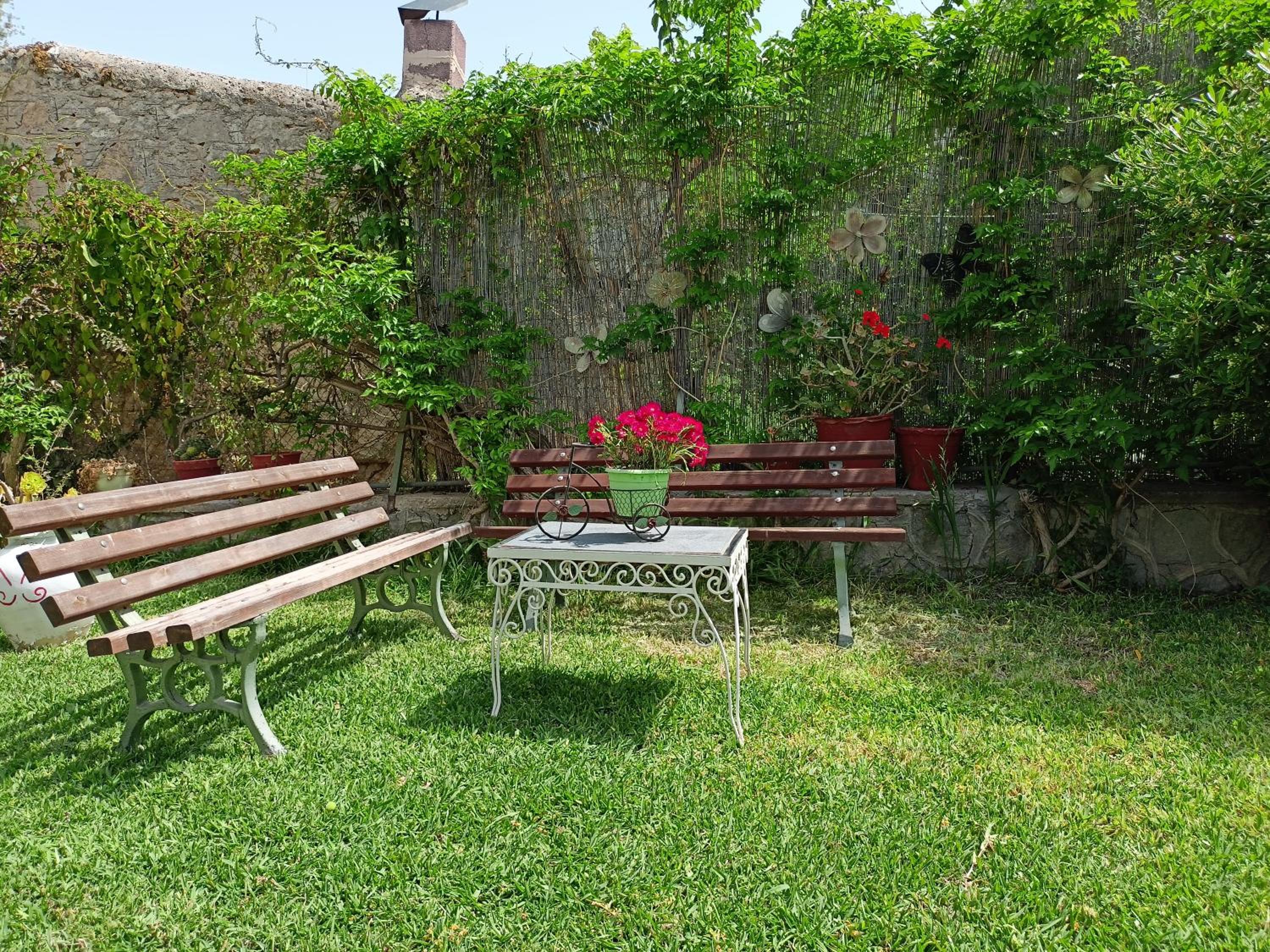 outdoor BBQ area