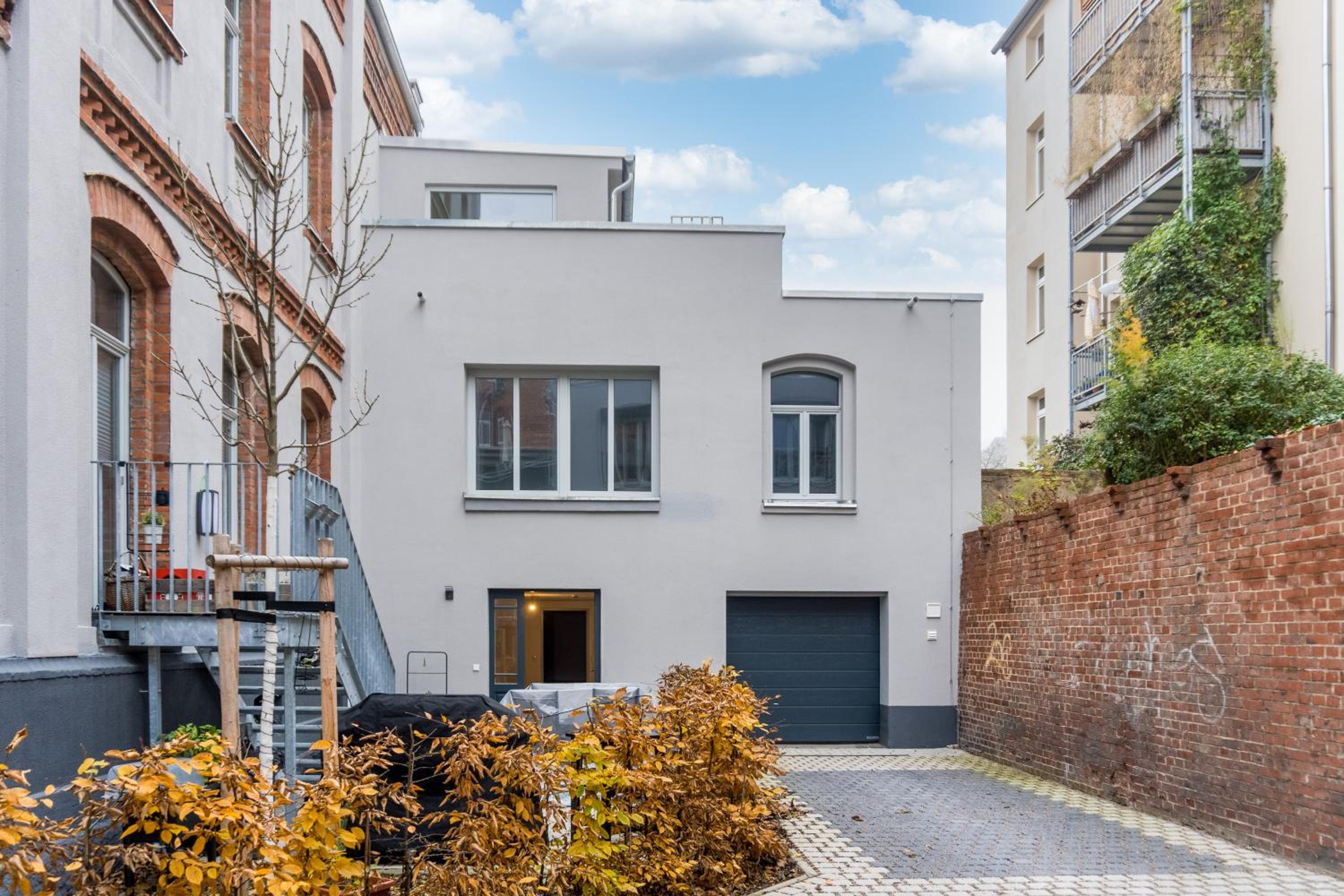 BohnApartments - Town House am Stadtpark - Terrasse - Parkplätze - WLAN