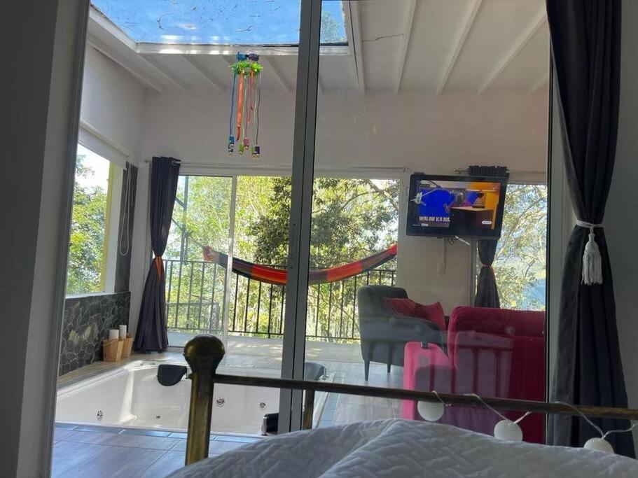 Romántico refugio en la montaña