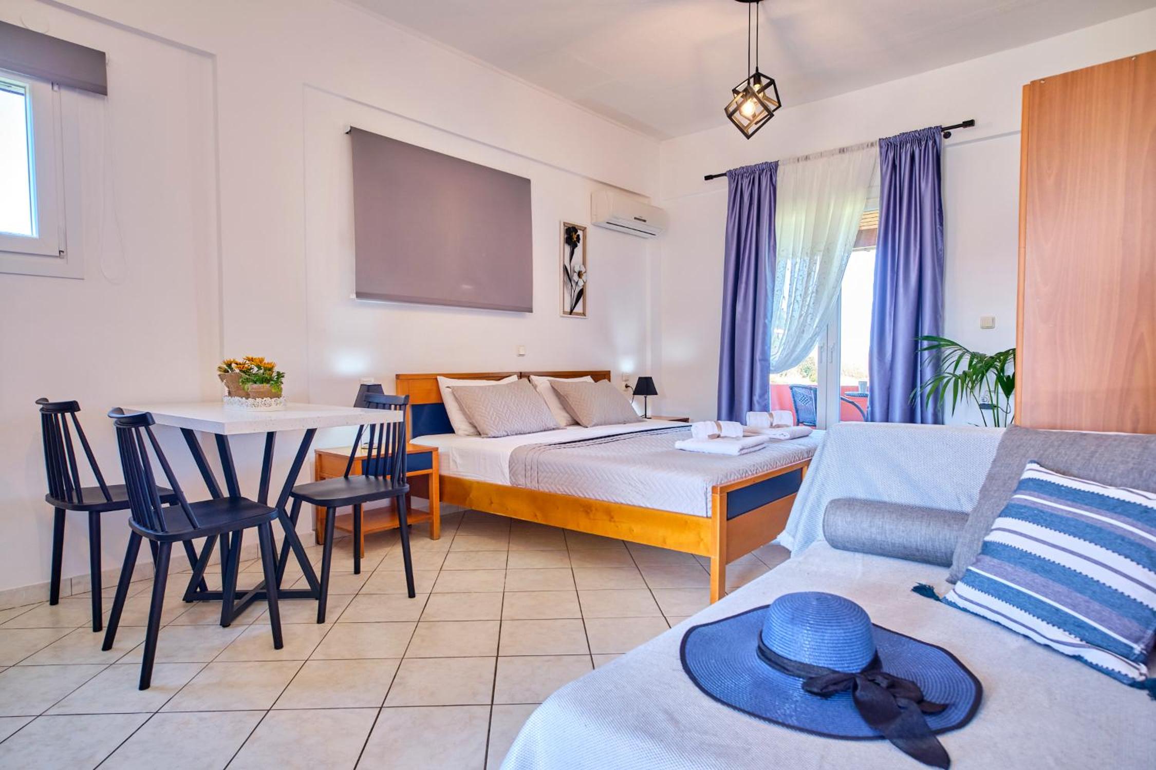 Logas Beach Studios Peroulades Corfu view 2