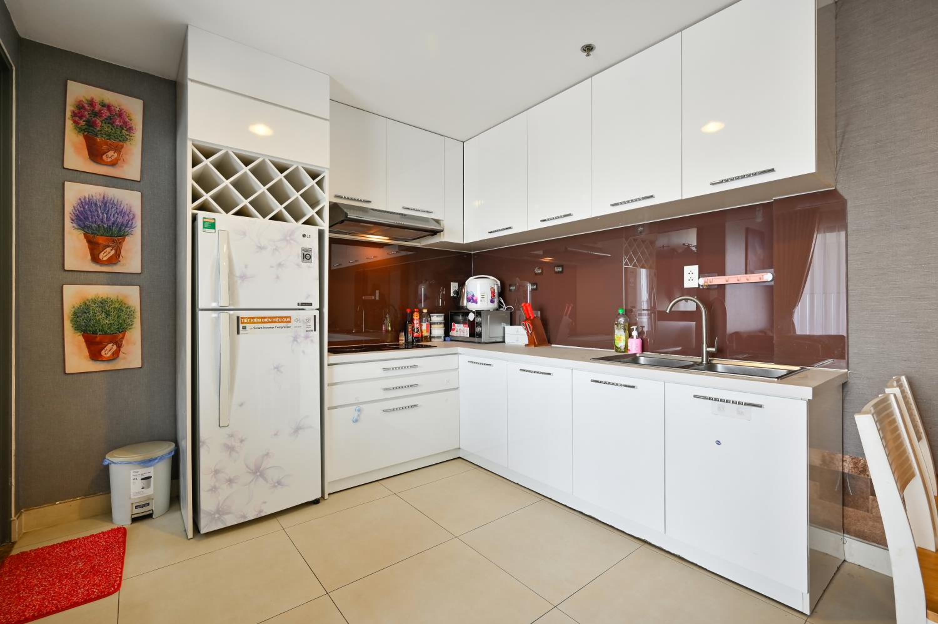Landmark View 2 bedrooms condo in T1 Masteri Thao Dien, Fully Furnished With Full Amenities
