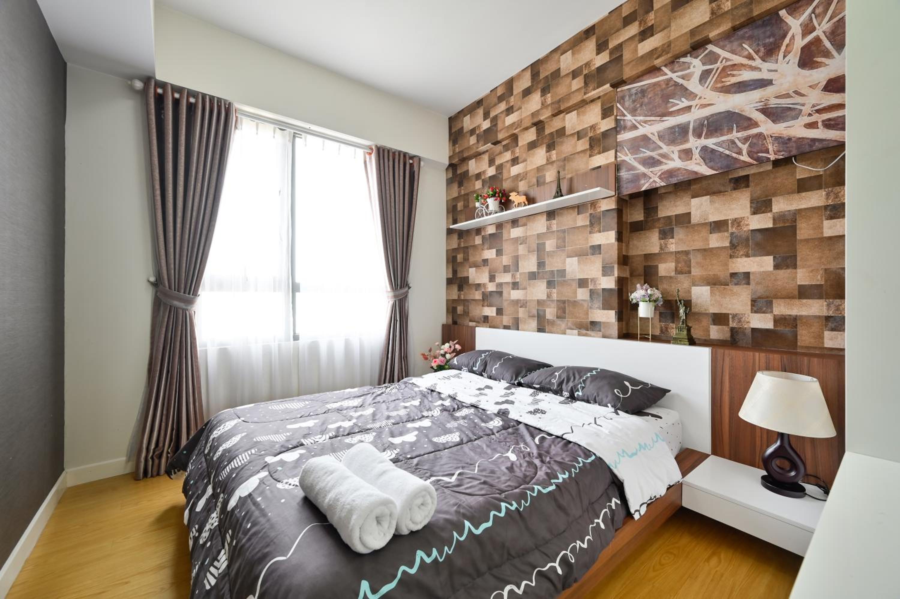 Landmark View 2 bedrooms condo in T1 Masteri Thao Dien, Fully Furnished With Full Amenities