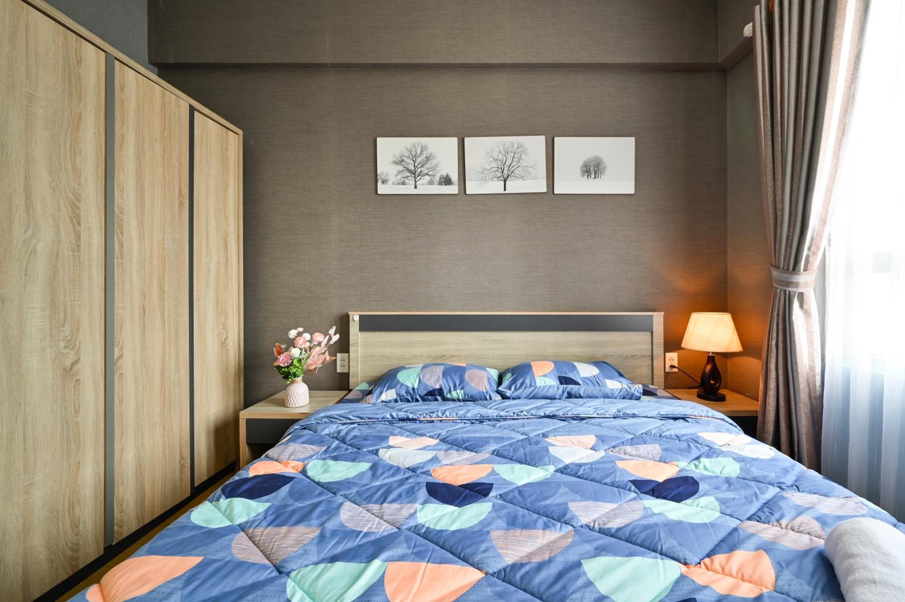 Landmark View 2 bedrooms condo in T1 Masteri Thao Dien, Fully Furnished With Full Amenities