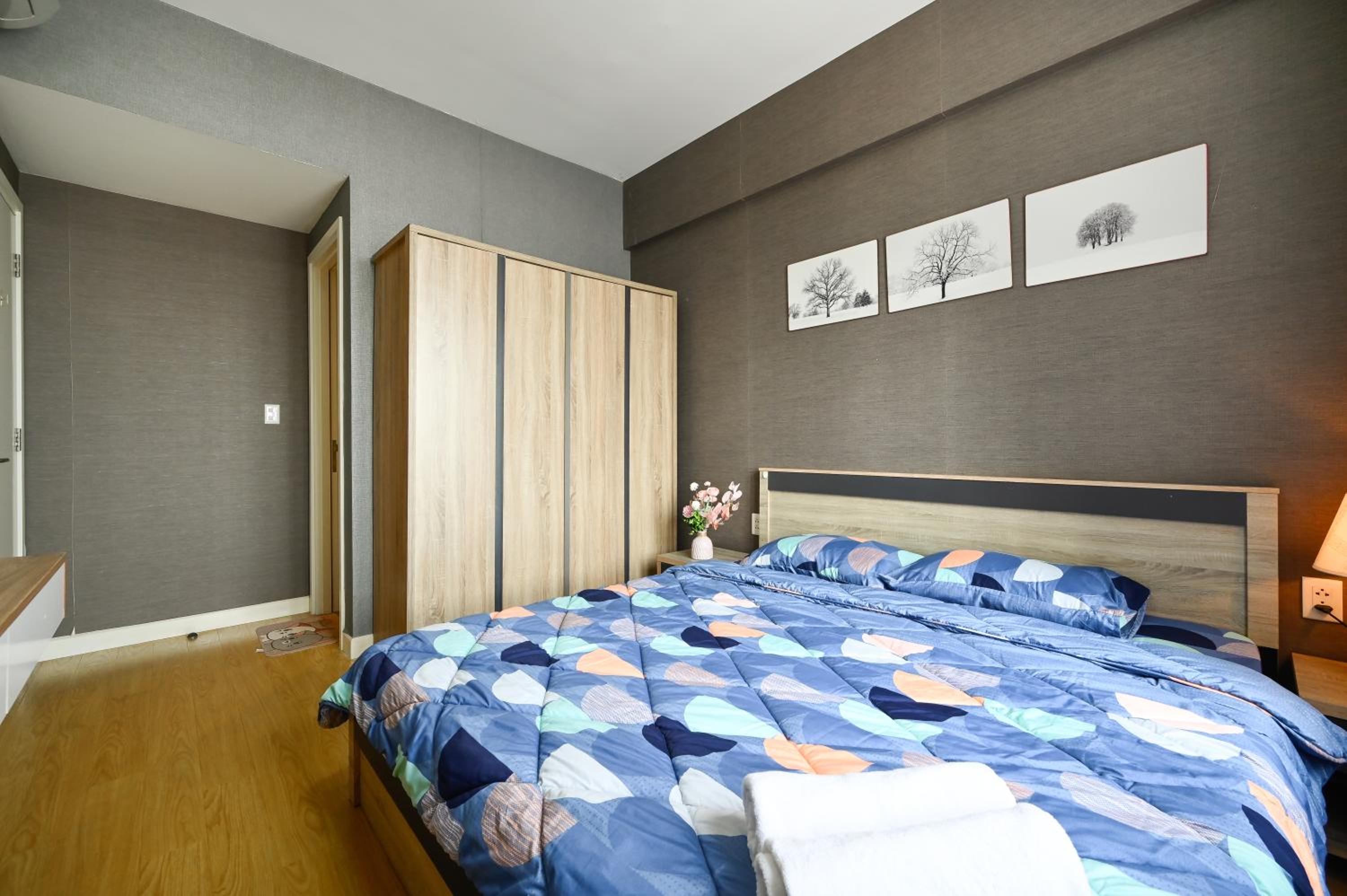 Landmark View 2 bedrooms condo in T1 Masteri Thao Dien, Fully Furnished With Full Amenities