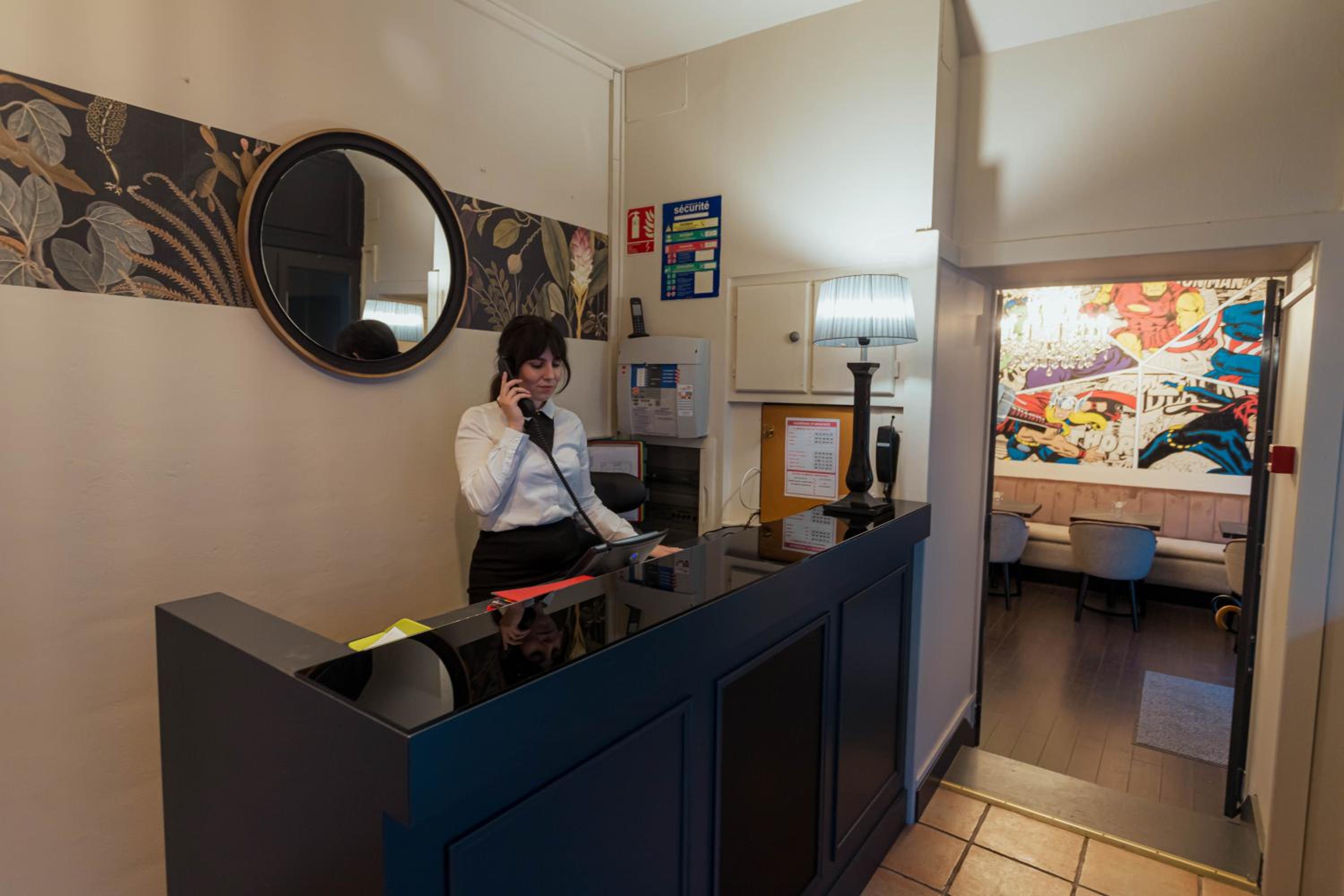 hotel reception