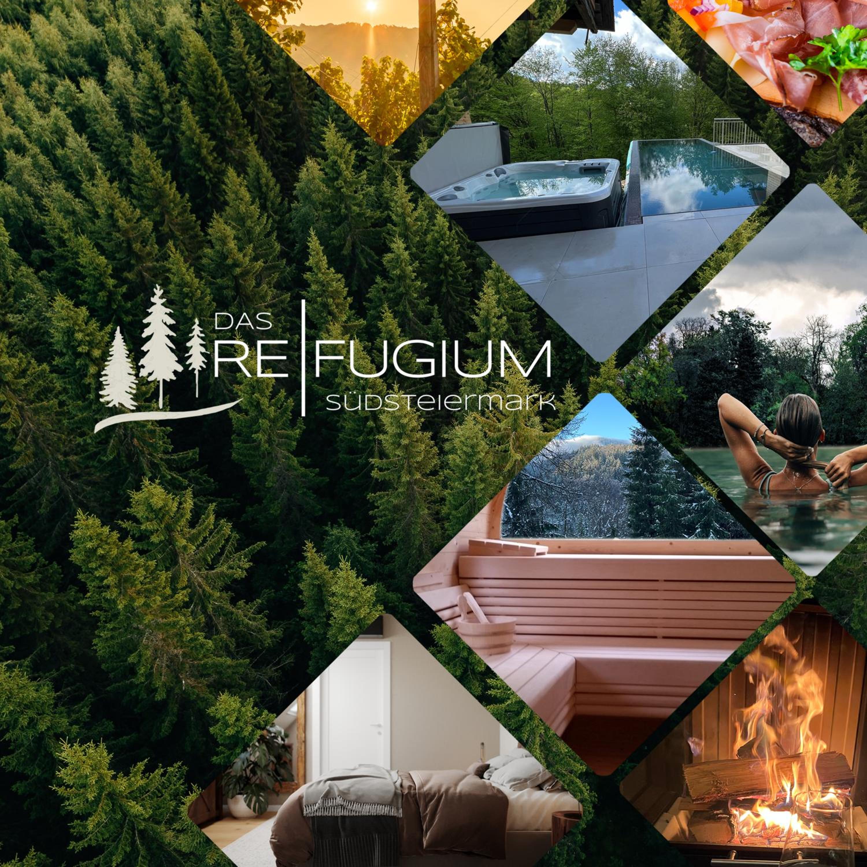 Ferienhaus auf 7 ha Alleinlage - Pool,Whirlpool, Sauna - Das Refugium Südsteiermark