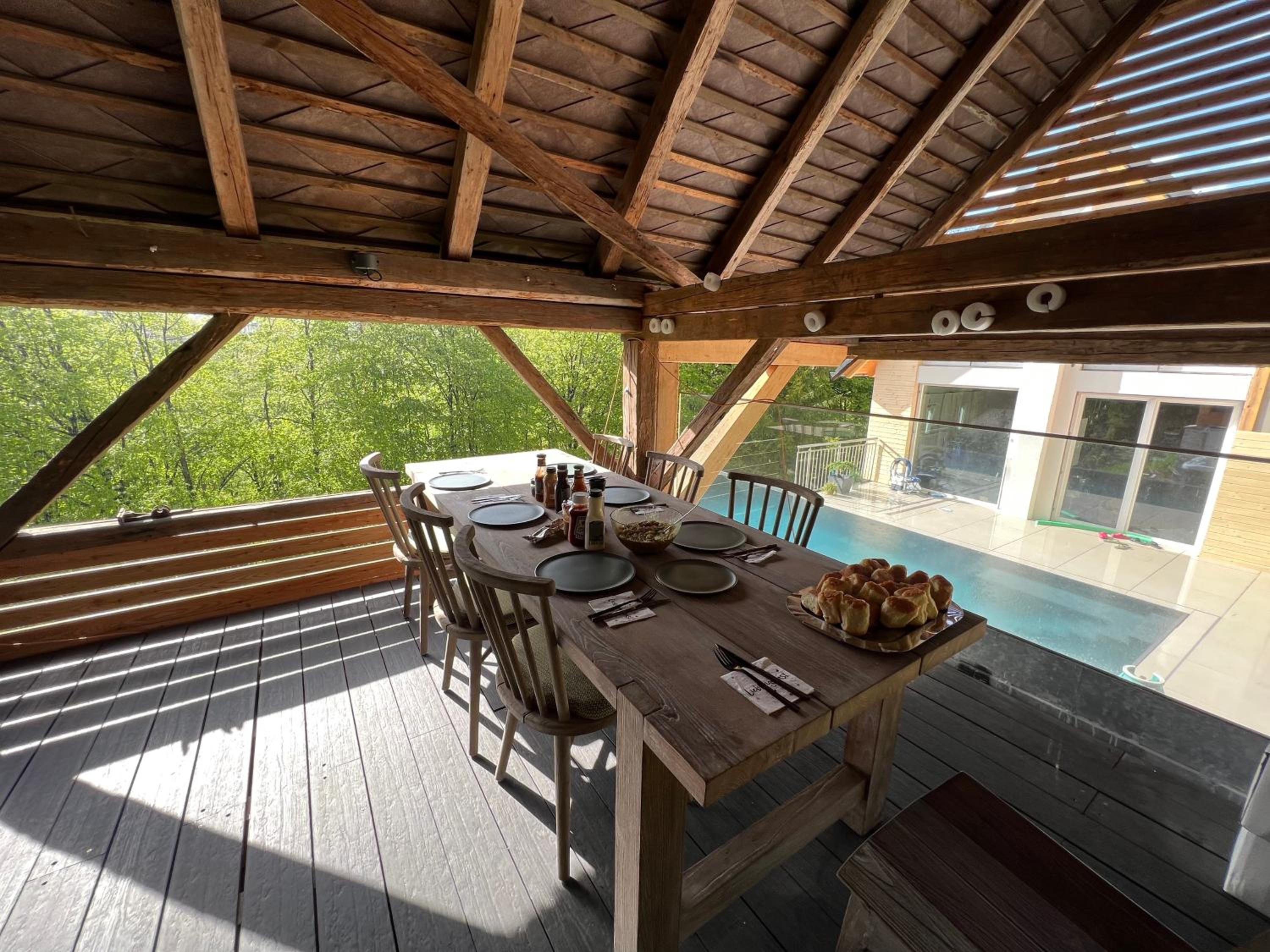 Ferienhaus auf 7 ha Alleinlage - Pool,Whirlpool, Sauna - Das Refugium Südsteiermark