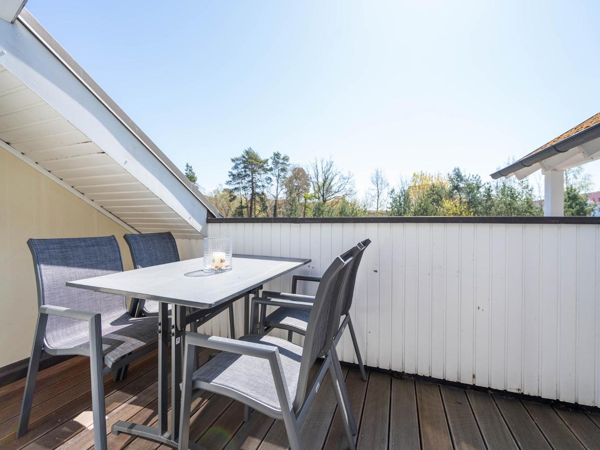 Dünenpark Binz - Komfortplus Ferienwohnung mit 1 Schlafzimmer und Balkon im Dachgeschoss 307