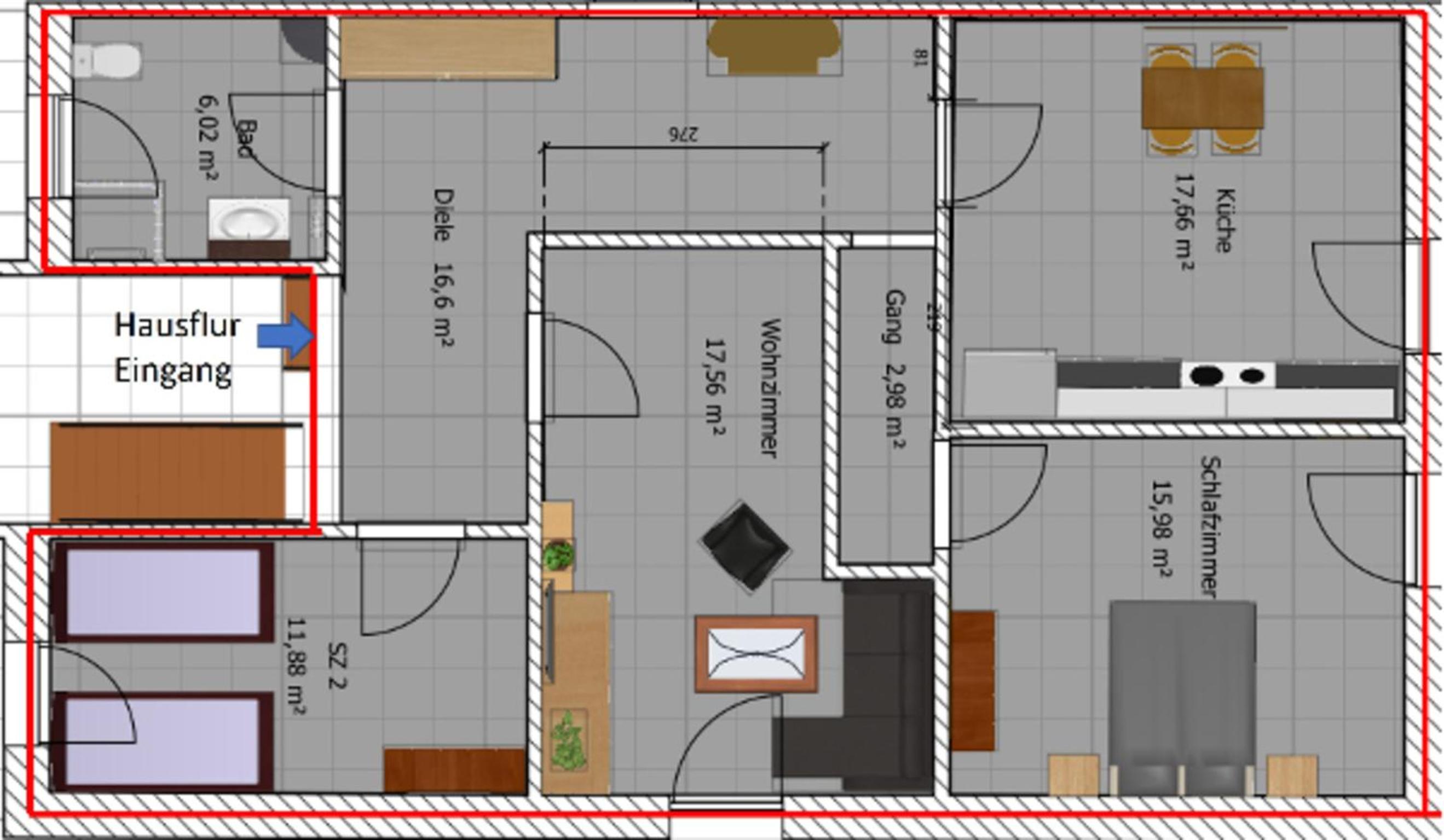 Ferienwohnung Gasthof Port 90