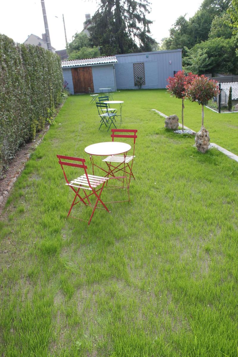 outdoor BBQ area