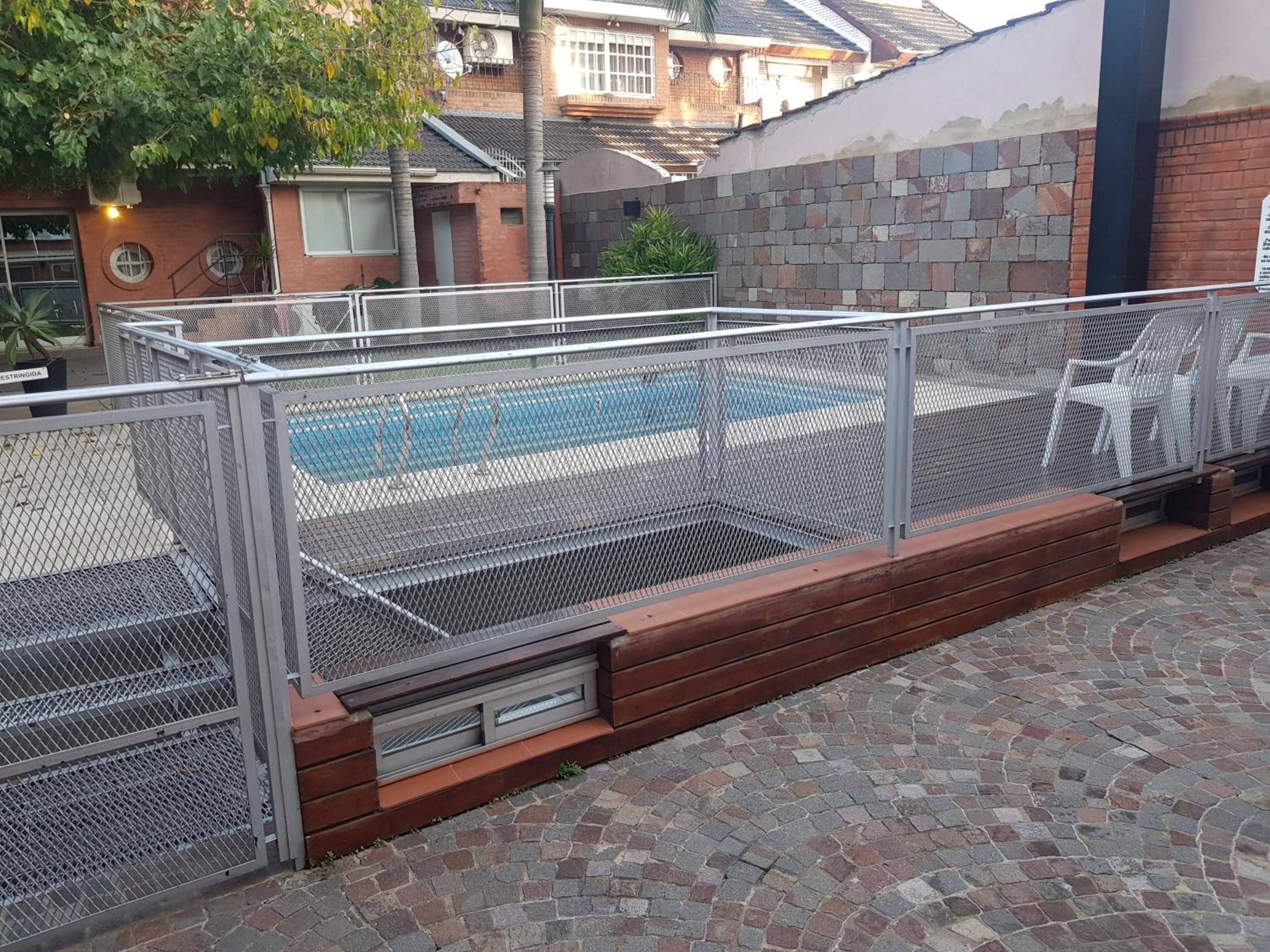 outdoor BBQ area
