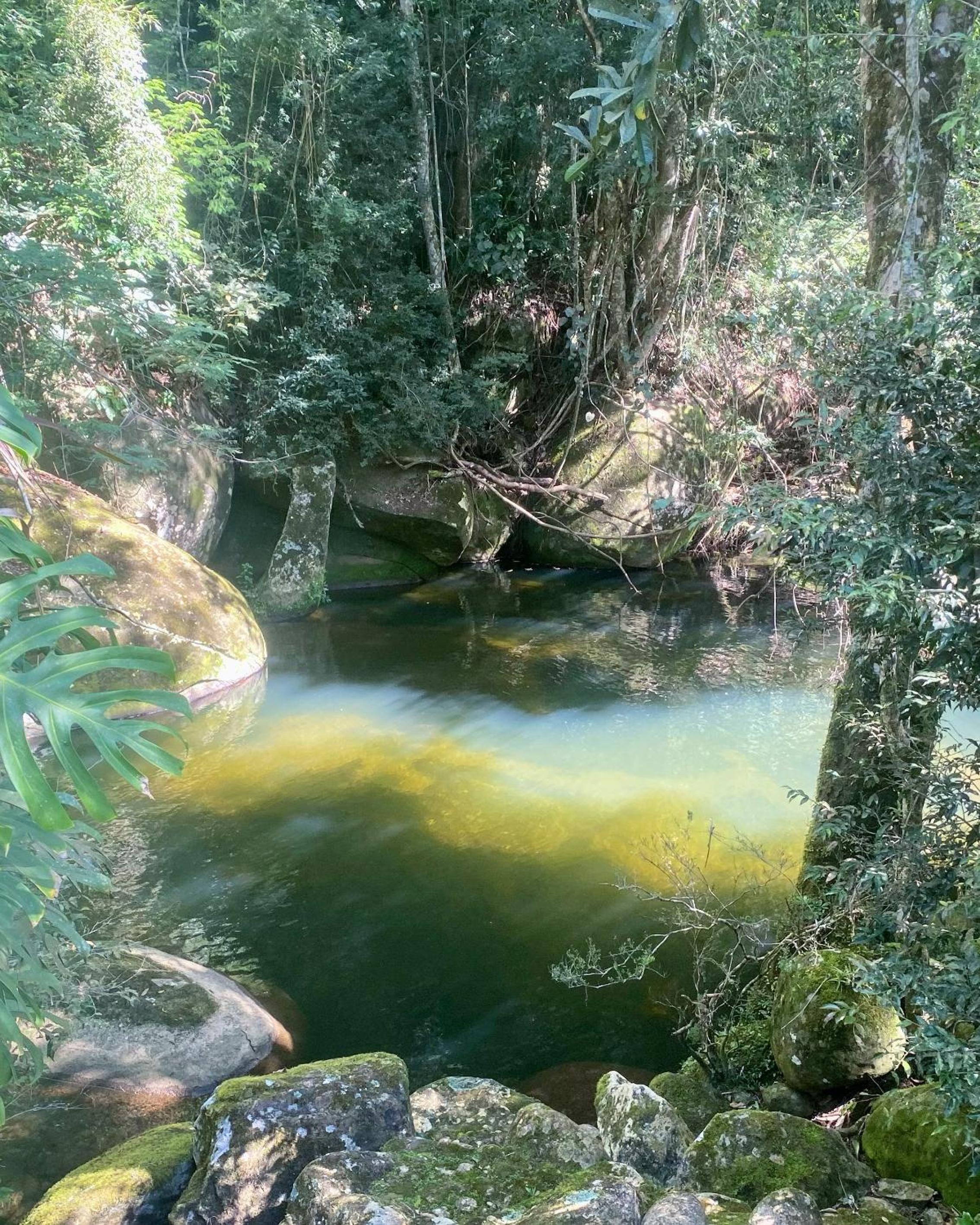 Casa com cachoeira e rio particular