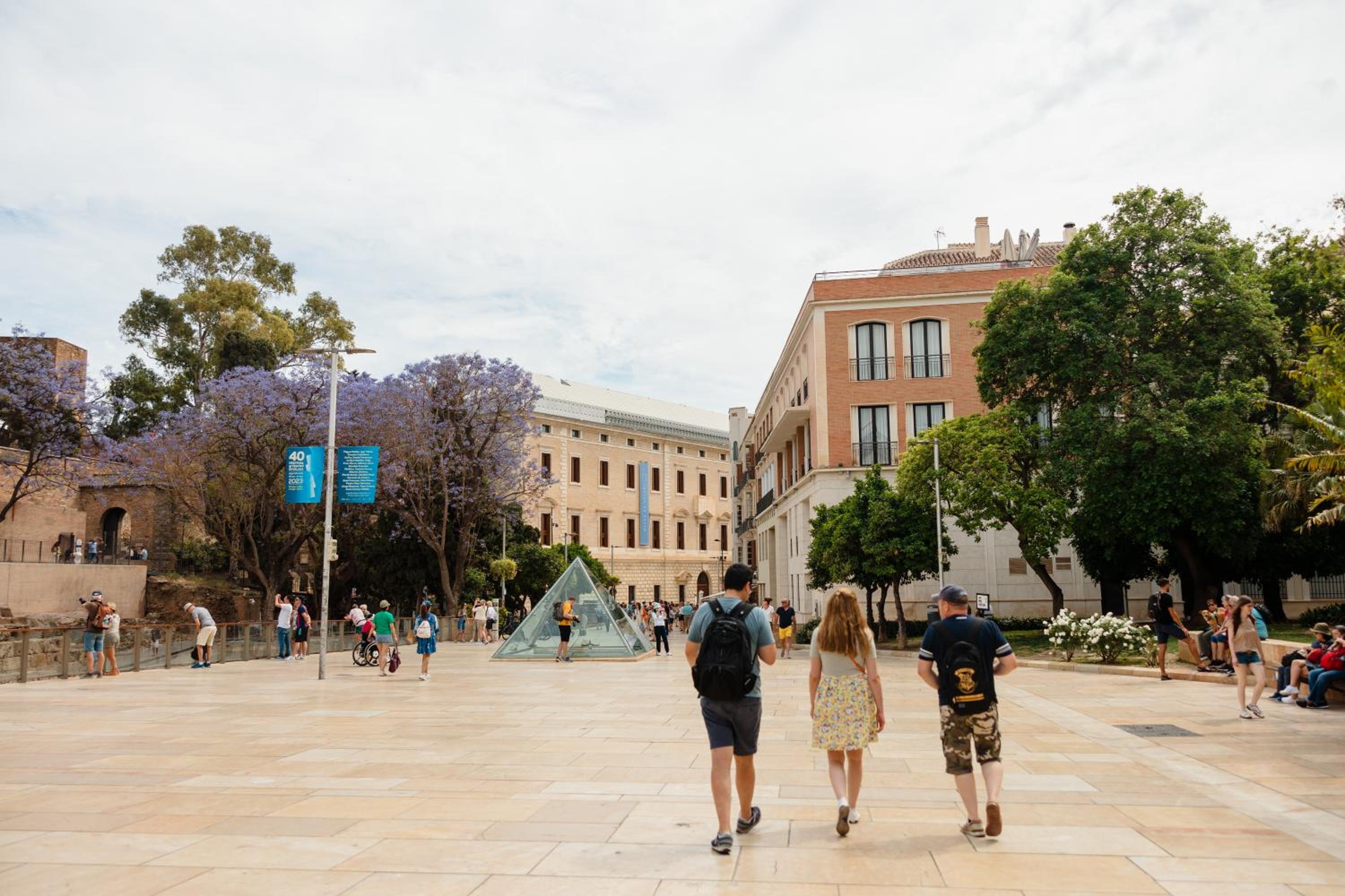 In the historic center of Malaga, very close to the beach and the AVE train station