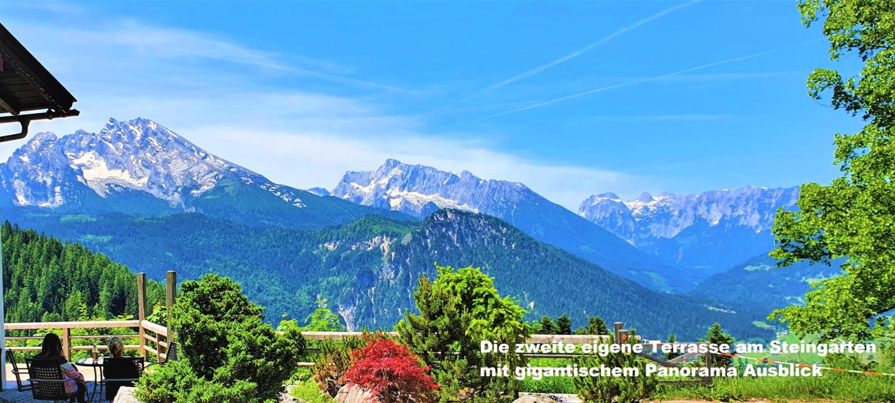 Ferienhaus hoch oben mit Alpen Panorama Königssee- Nichtraucherdomizil