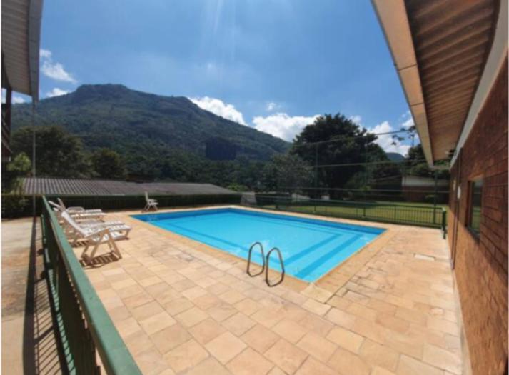 Casa aconchegante com vista para as montanhas