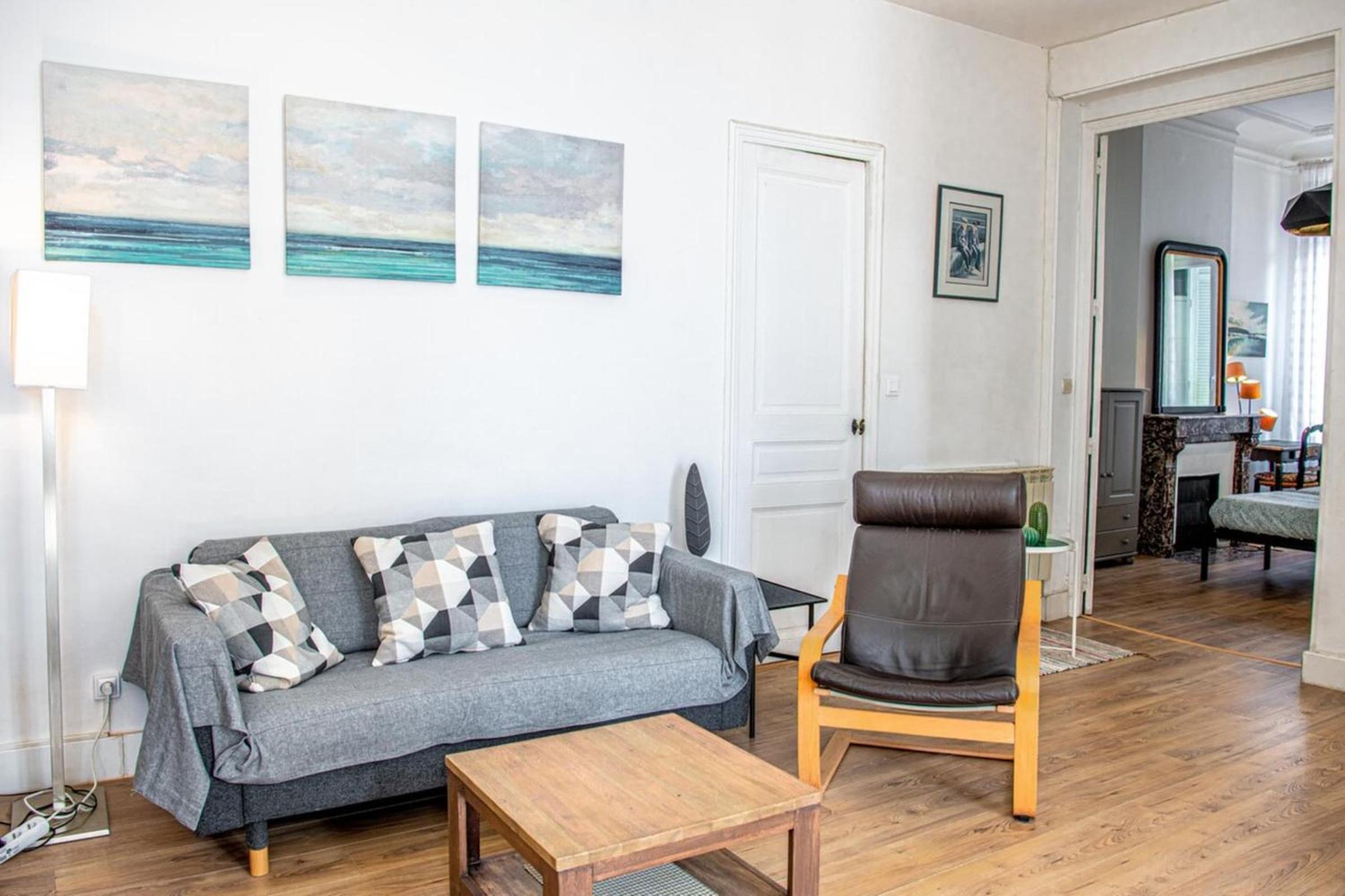 Grand 2 chambres avec balcon Parc Longchamp