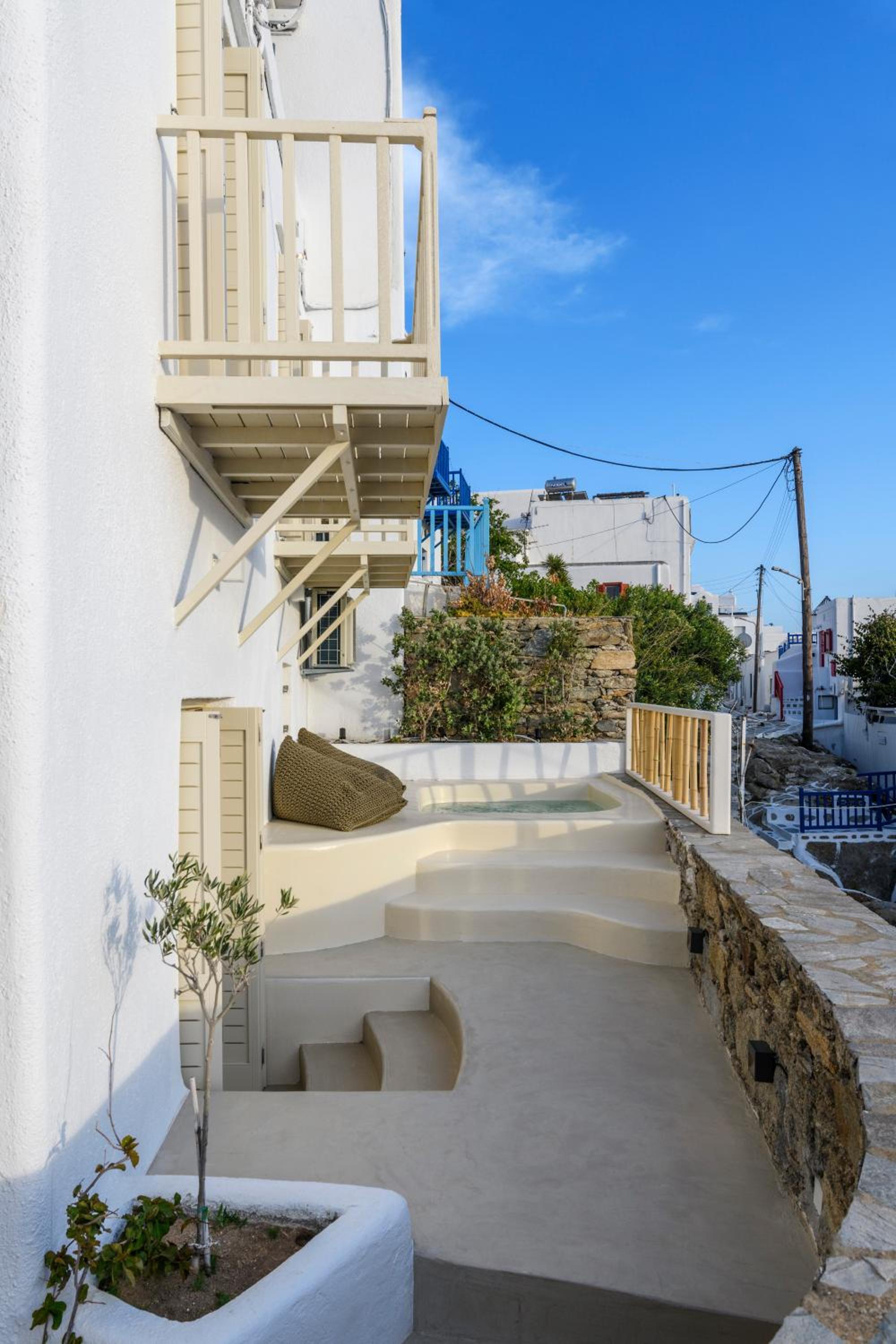 Supreme Mykonos Town House with Views & Pool & Parking view 3