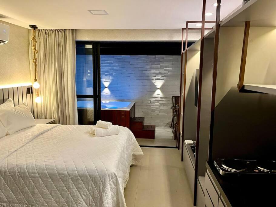 FLAT COM JACUZZI na PRAIA DO BESSA