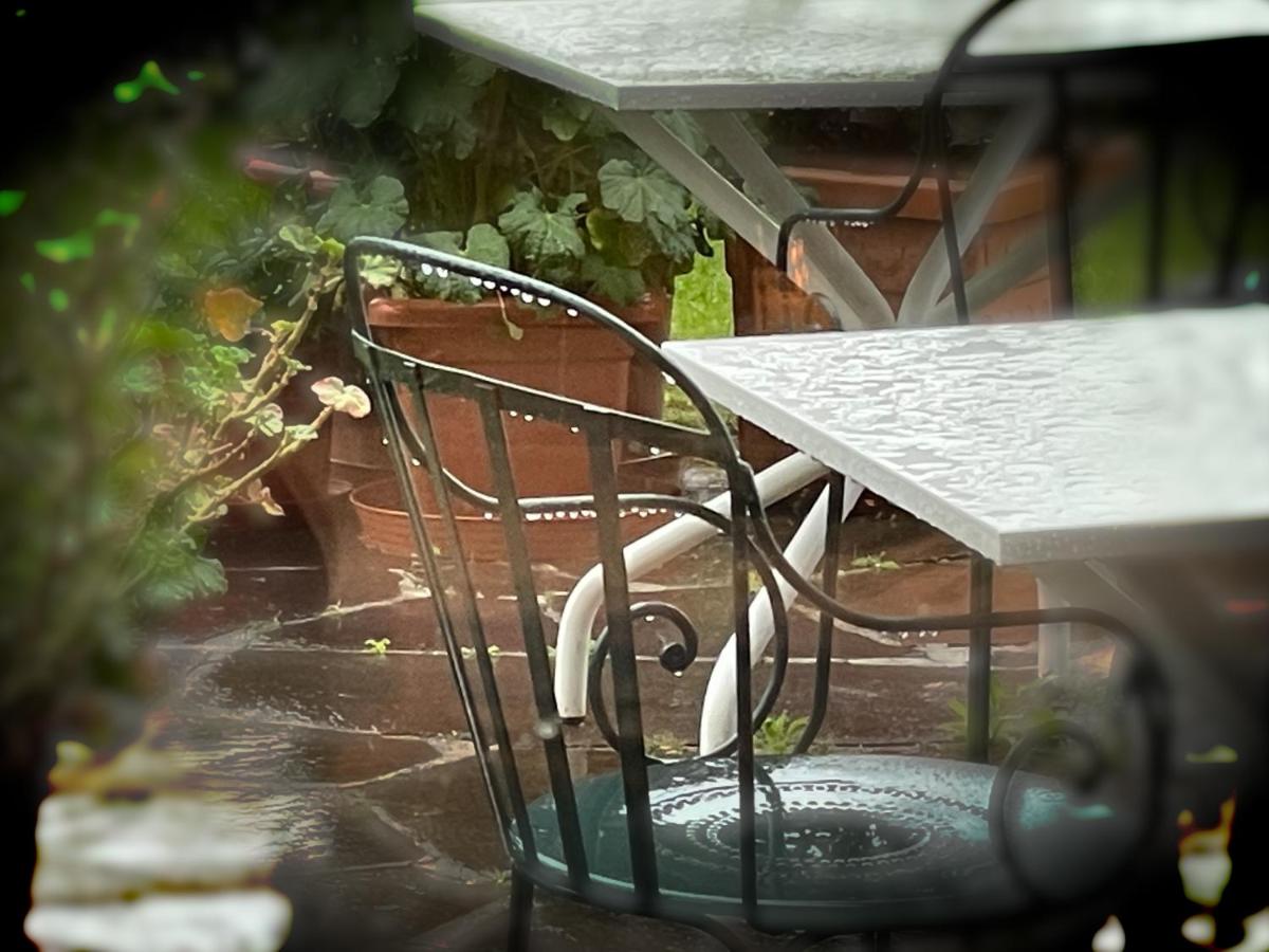 outdoor BBQ area