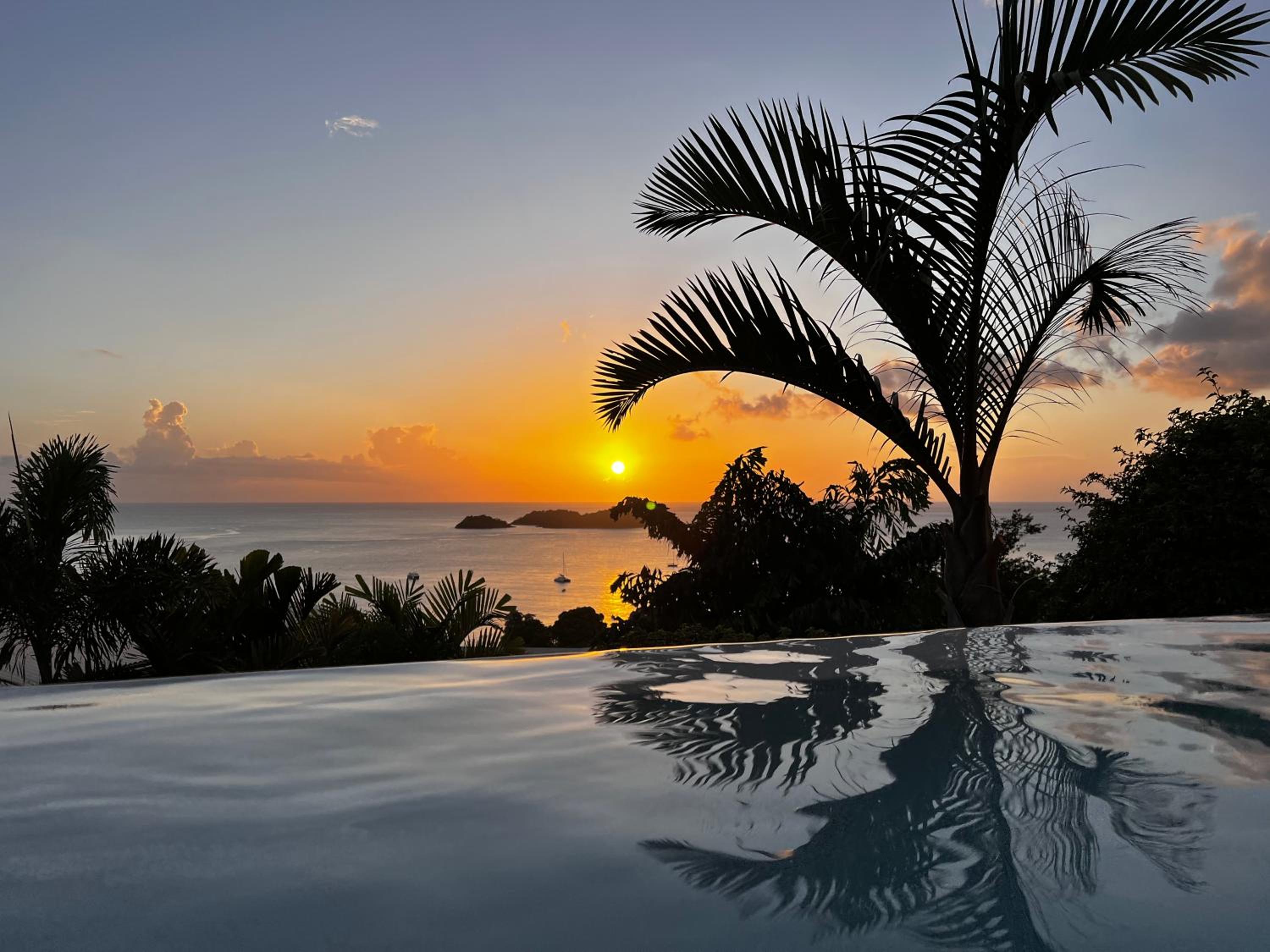 Sunset Palm - Villa Créole avec piscine face au coucher de soleil et à la réserve Cousteau view 2