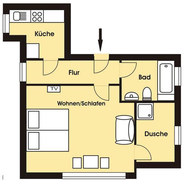 Haus Seepferdchen am Meer Appartement 7