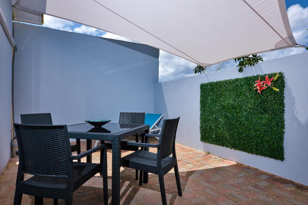outdoor BBQ area