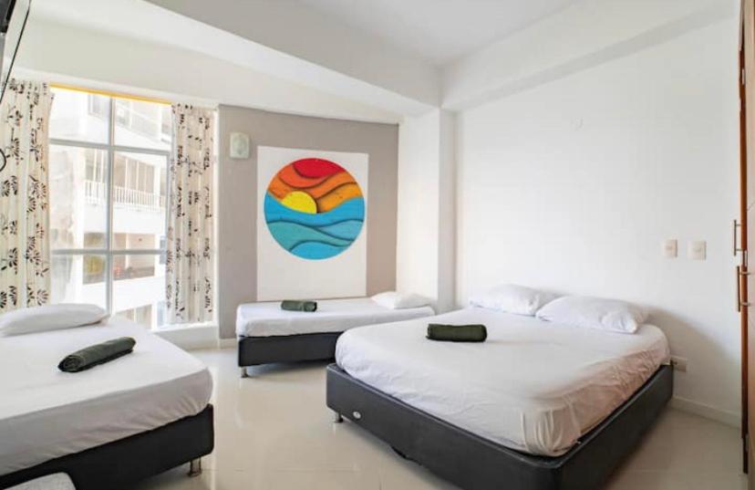 Apartamento lujoso a un minuto de la playa del laguito, la mejor playa de Cartagena de Indias