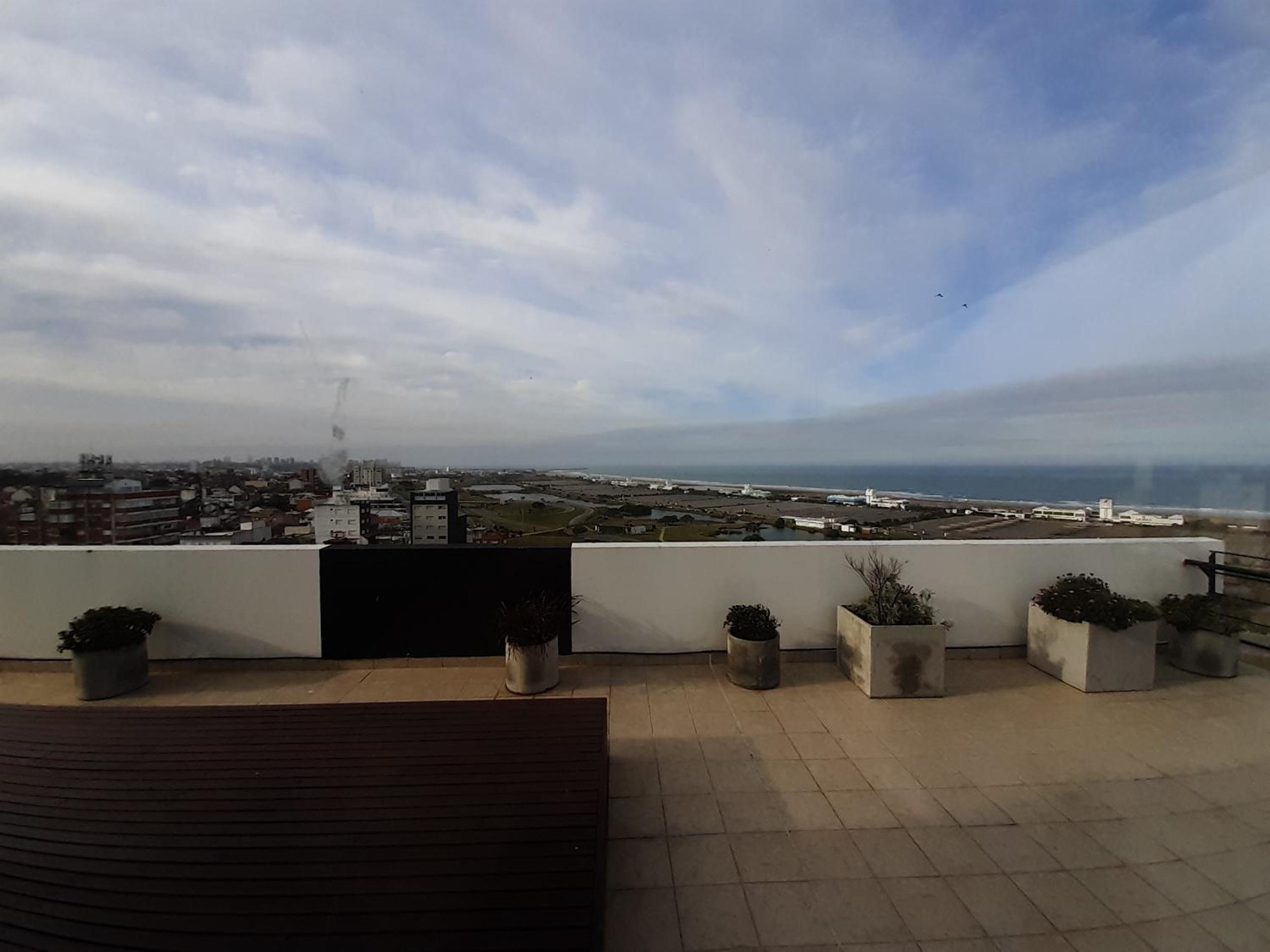 Chula Vista BULNES - Modernos Estudio con vista al mar y cochera en Punta Mogotes