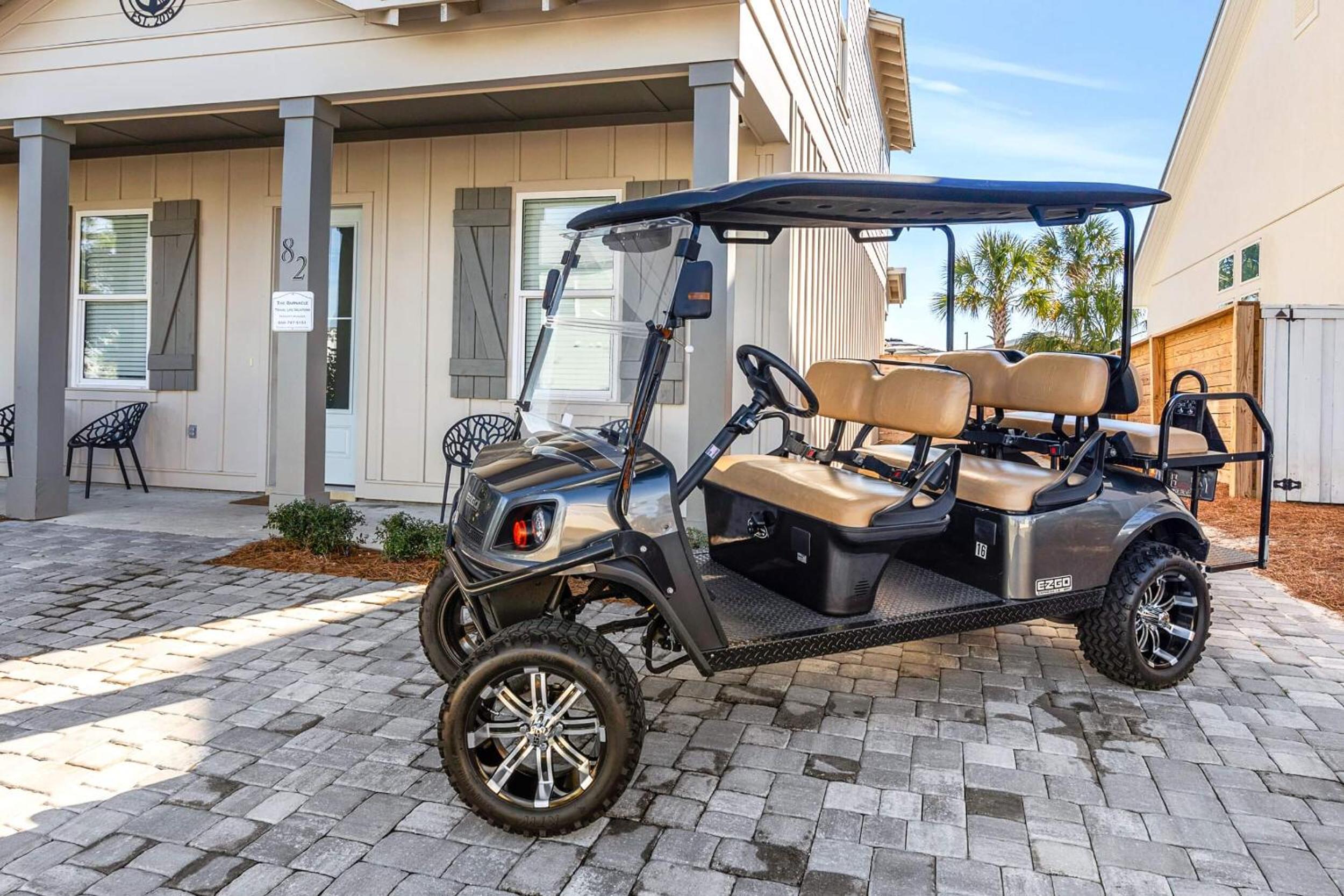 Private Pool Free 6 Seat Golf Cart 4 Min to Beach view 5