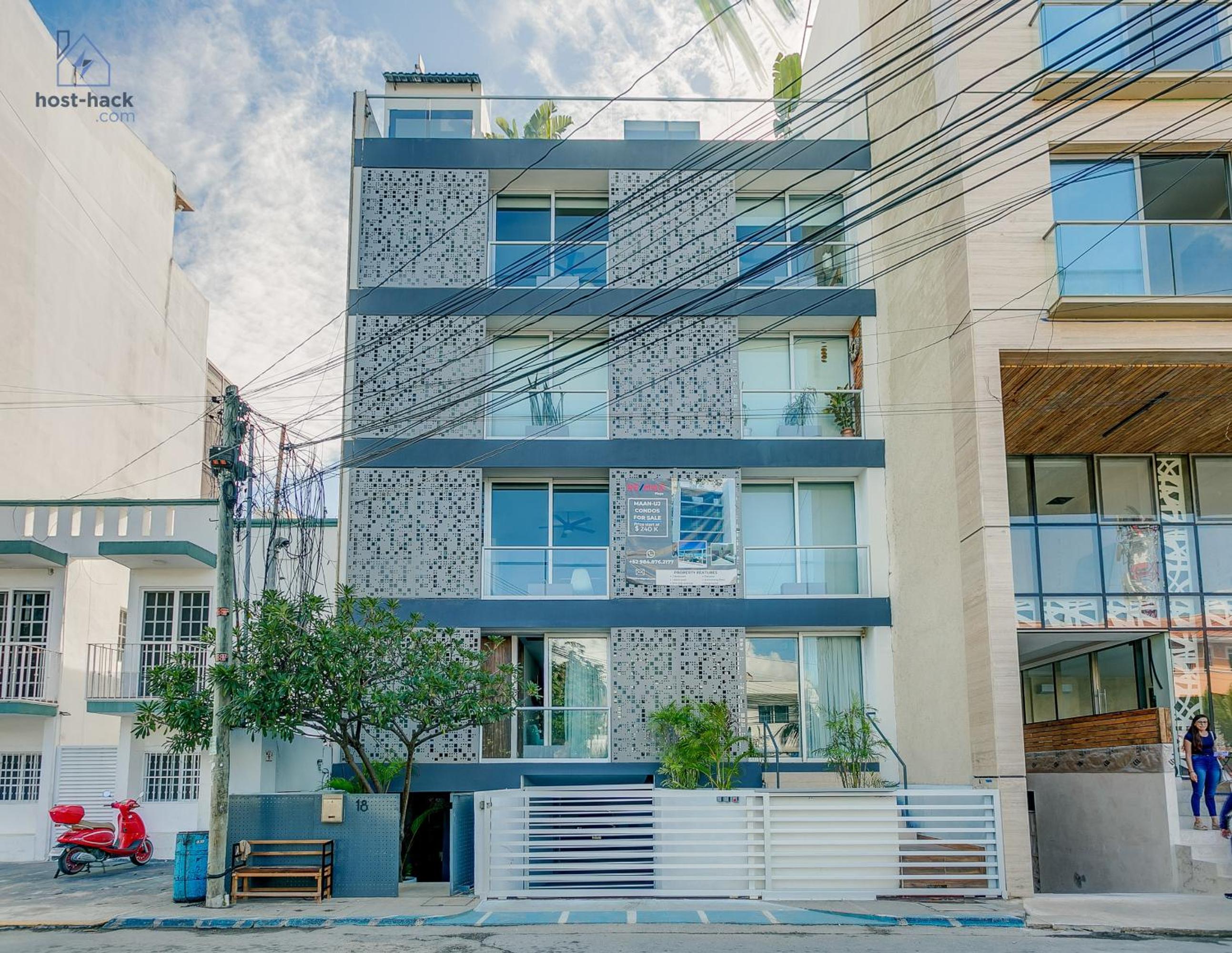 Aptartment with Patio, Rooftop & Pool Close to the Beach - Danzamar 2
