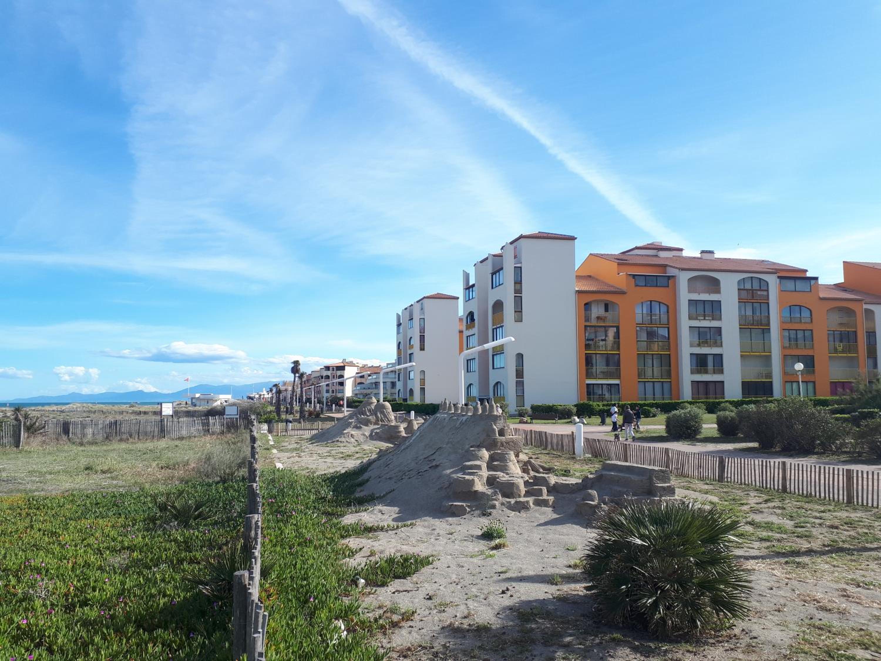 Confort en front de mer avec accès direct plage