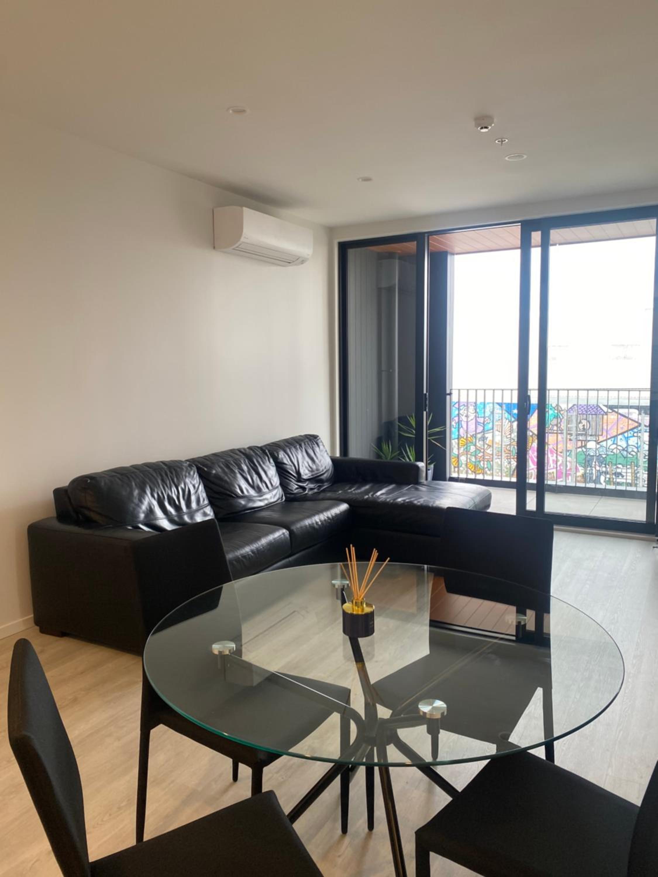 Cityscape, Apartment with carpark