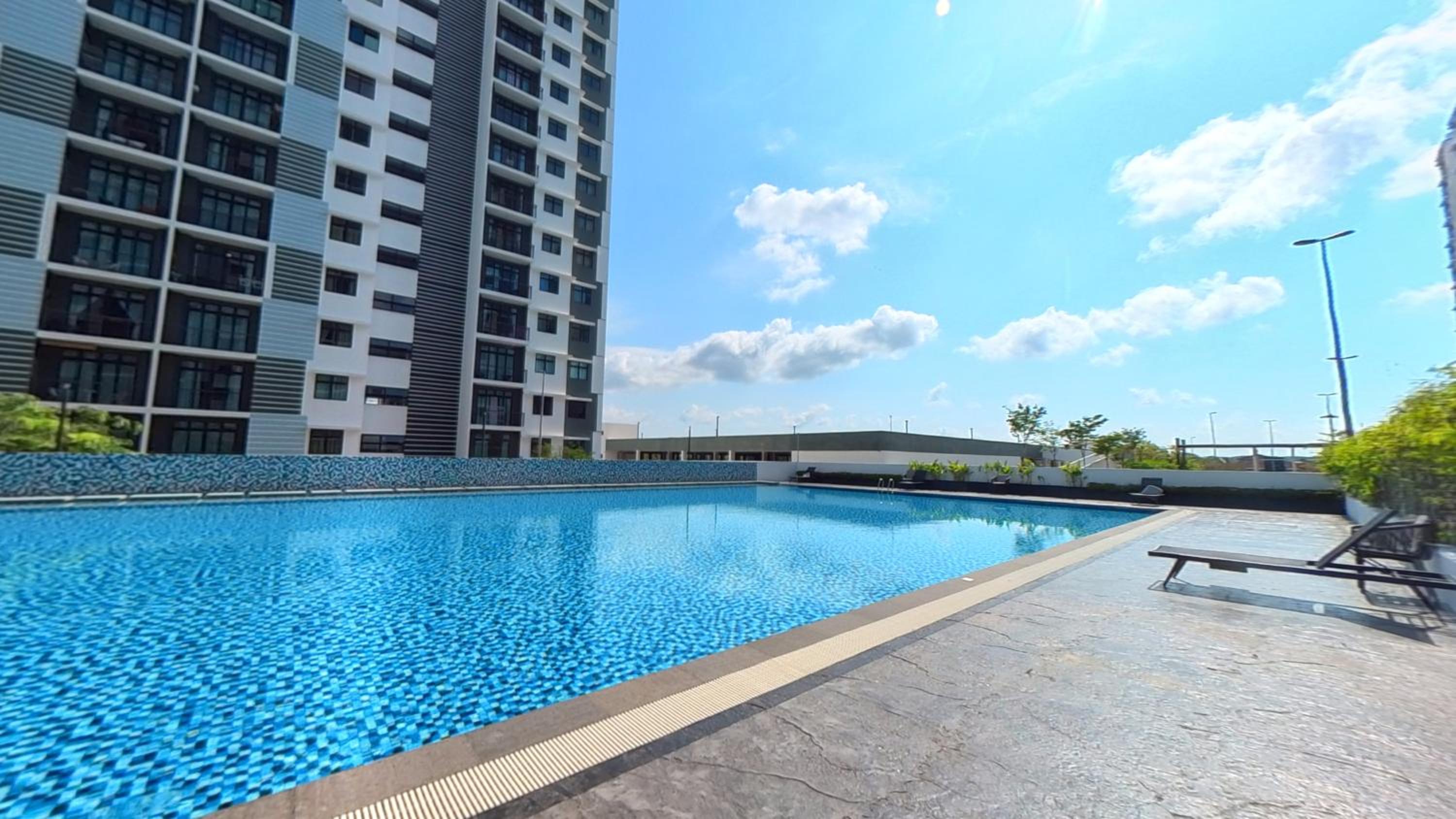 2 Parking Comfy Condo Desaru Town PoolNetflix