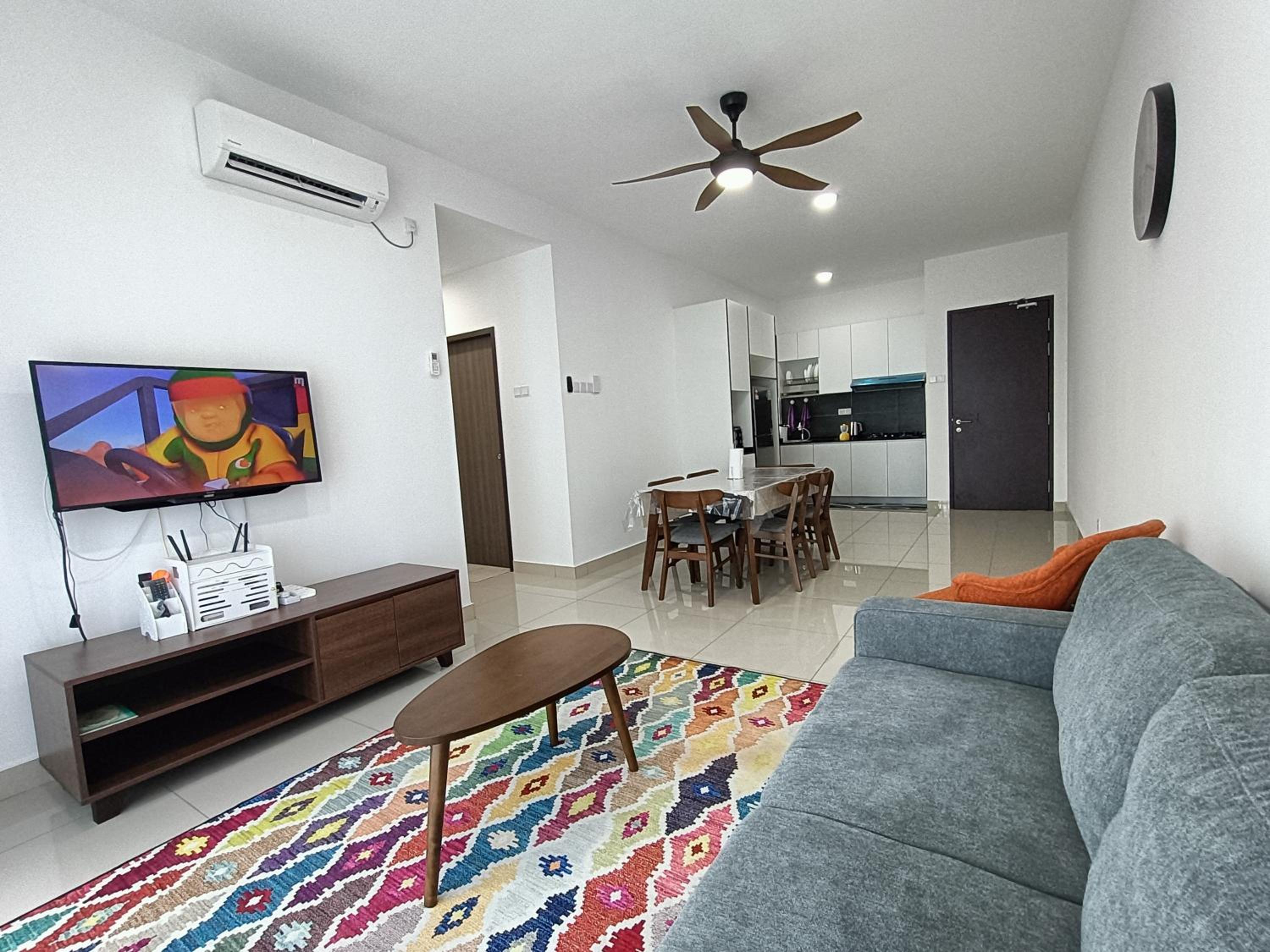 2 Parking Comfy Condo Desaru Town PoolNetflix